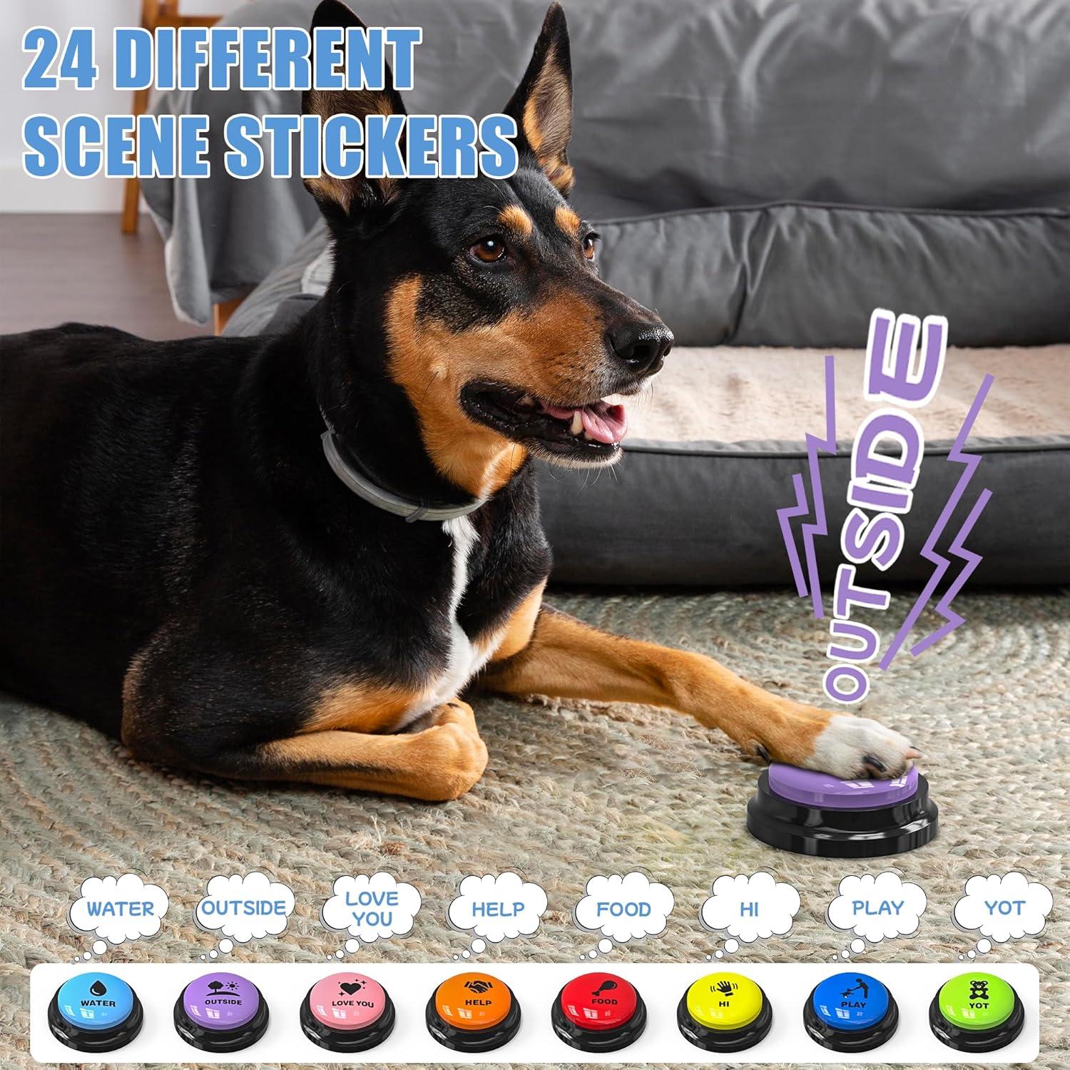 Botones de Comunicación para Perros Fzixvow - Paquete de 8