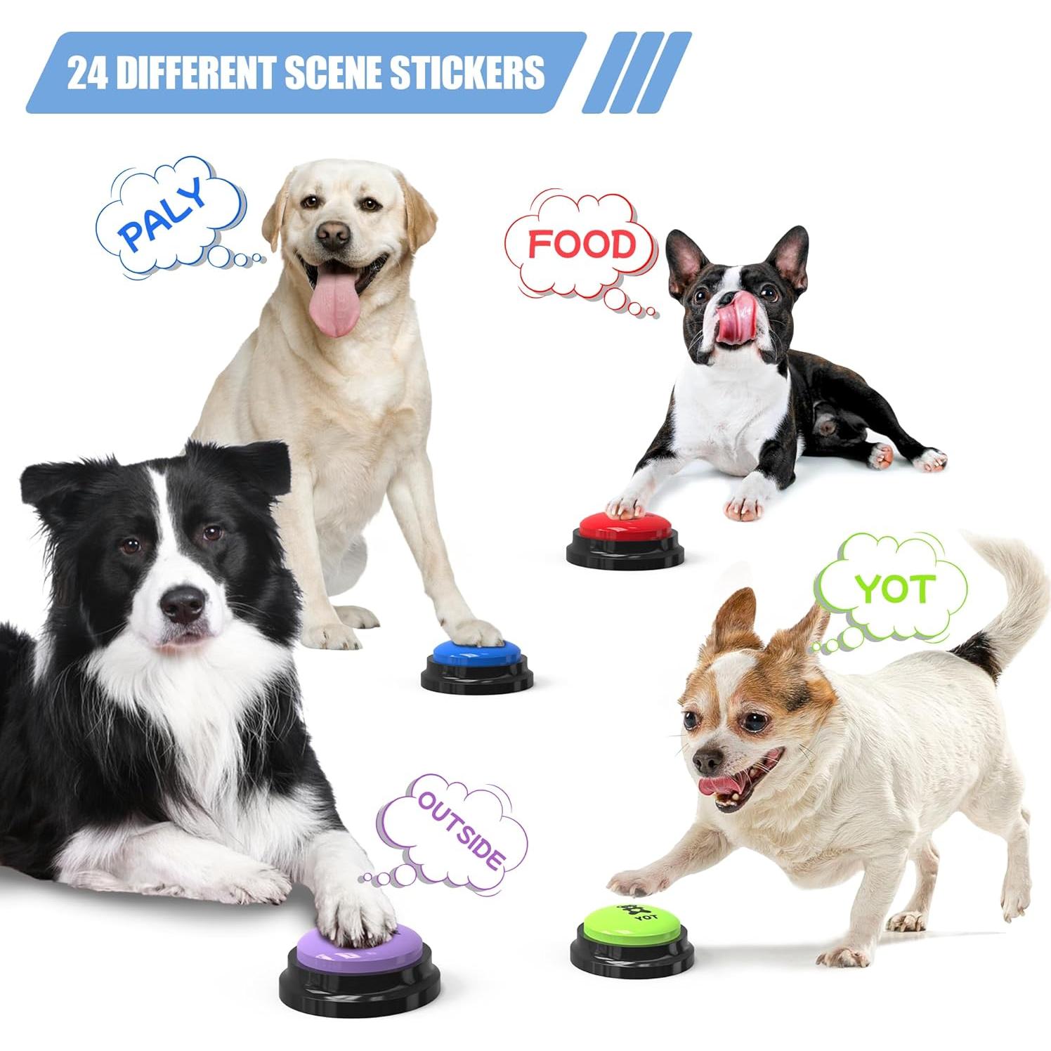 Botones de Comunicación para Perros Fzixvow - Paquete de 8