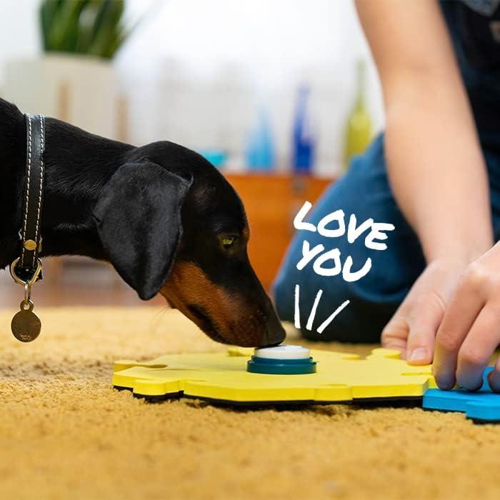 Kit de Prueba FluentPet - 2 Botones de Comunicación y 1 HexTile Azul