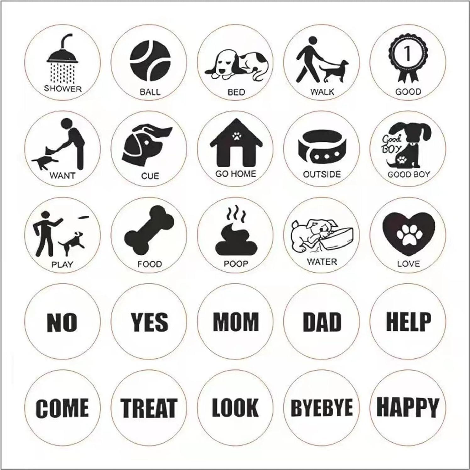 Botones de Comunicación para Perros Bifofo - Grabación 30s (2 Pzs)