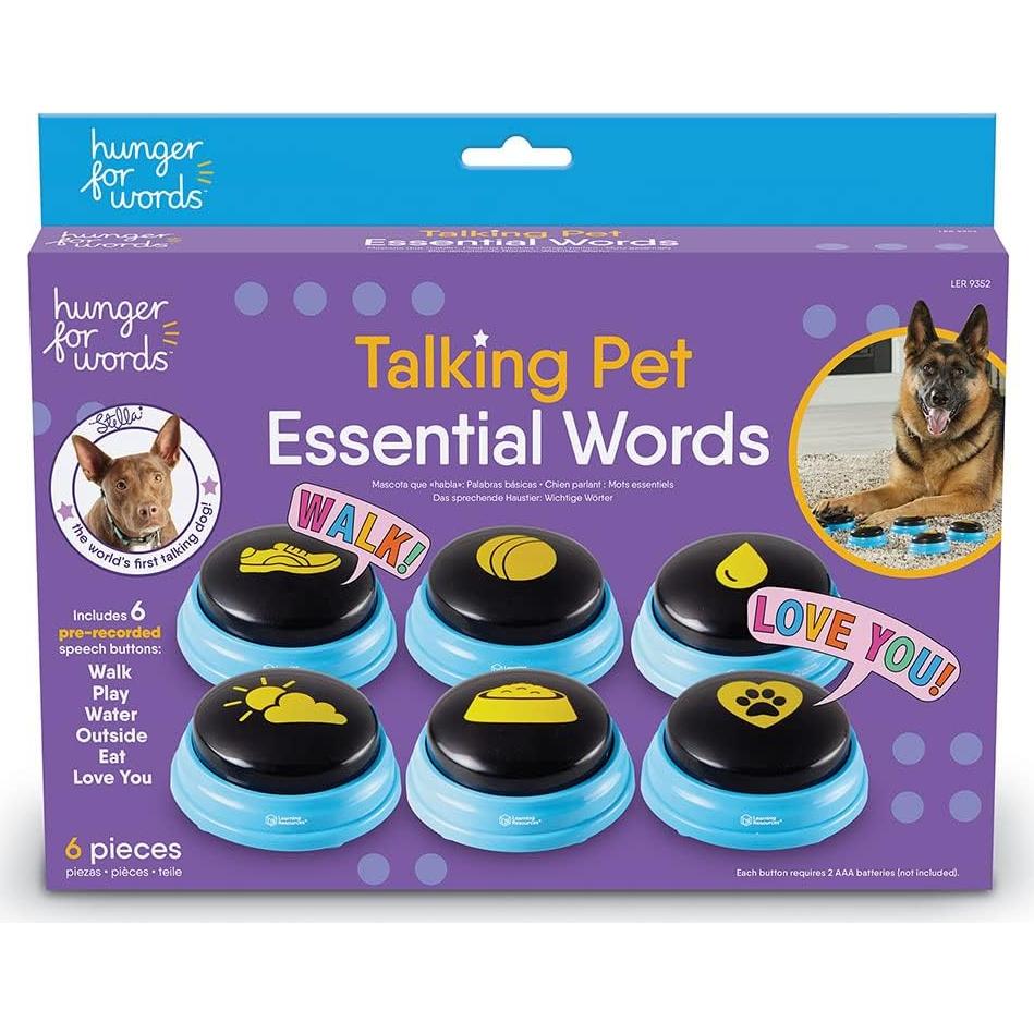 Set de 6 Botones de Habla para Perros - Hambre por Palabras