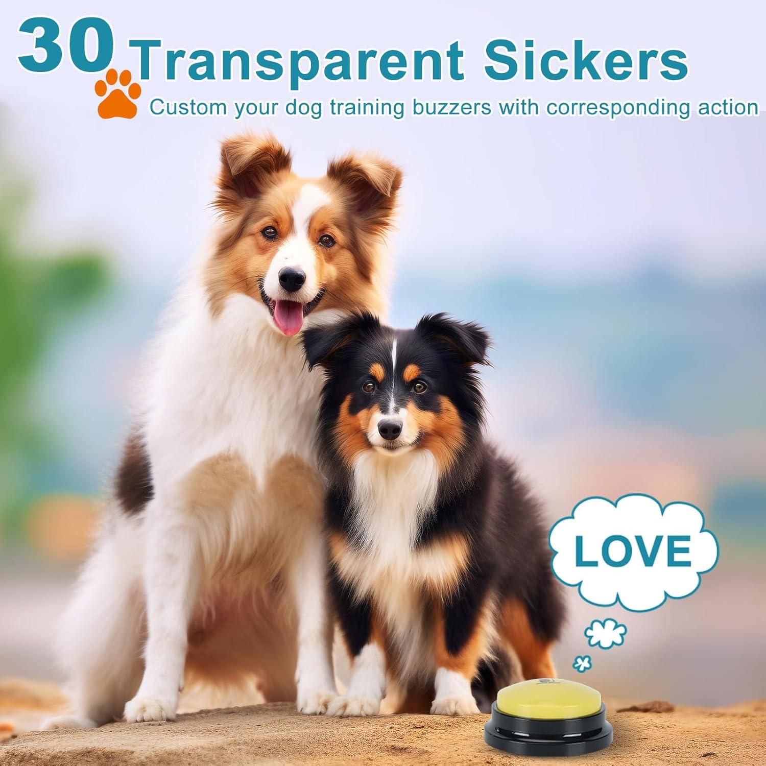 Juego de 6 Botones de Comunicación para Perros ESYELEC