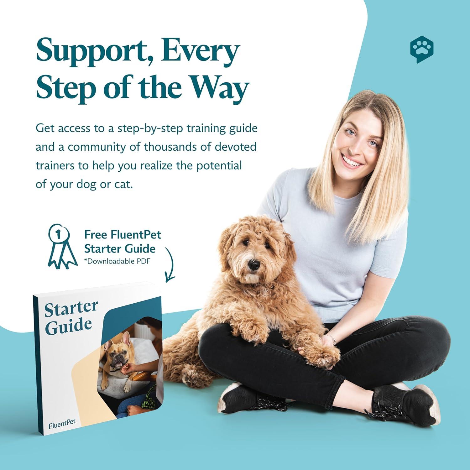 Kit de Inicio FluentPet Speak Up - 6 Botones Grabables para Mascotas