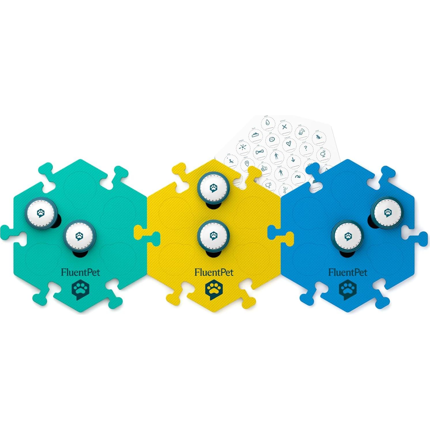 Kit de Inicio FluentPet Speak Up - 6 Botones Grabables para Mascotas