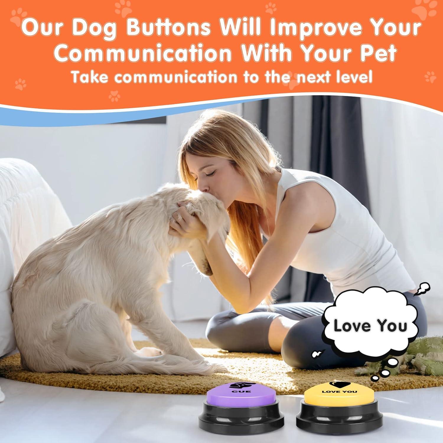 Botones de Comunicación para Perros DCIAER - 8 Botones Grabables