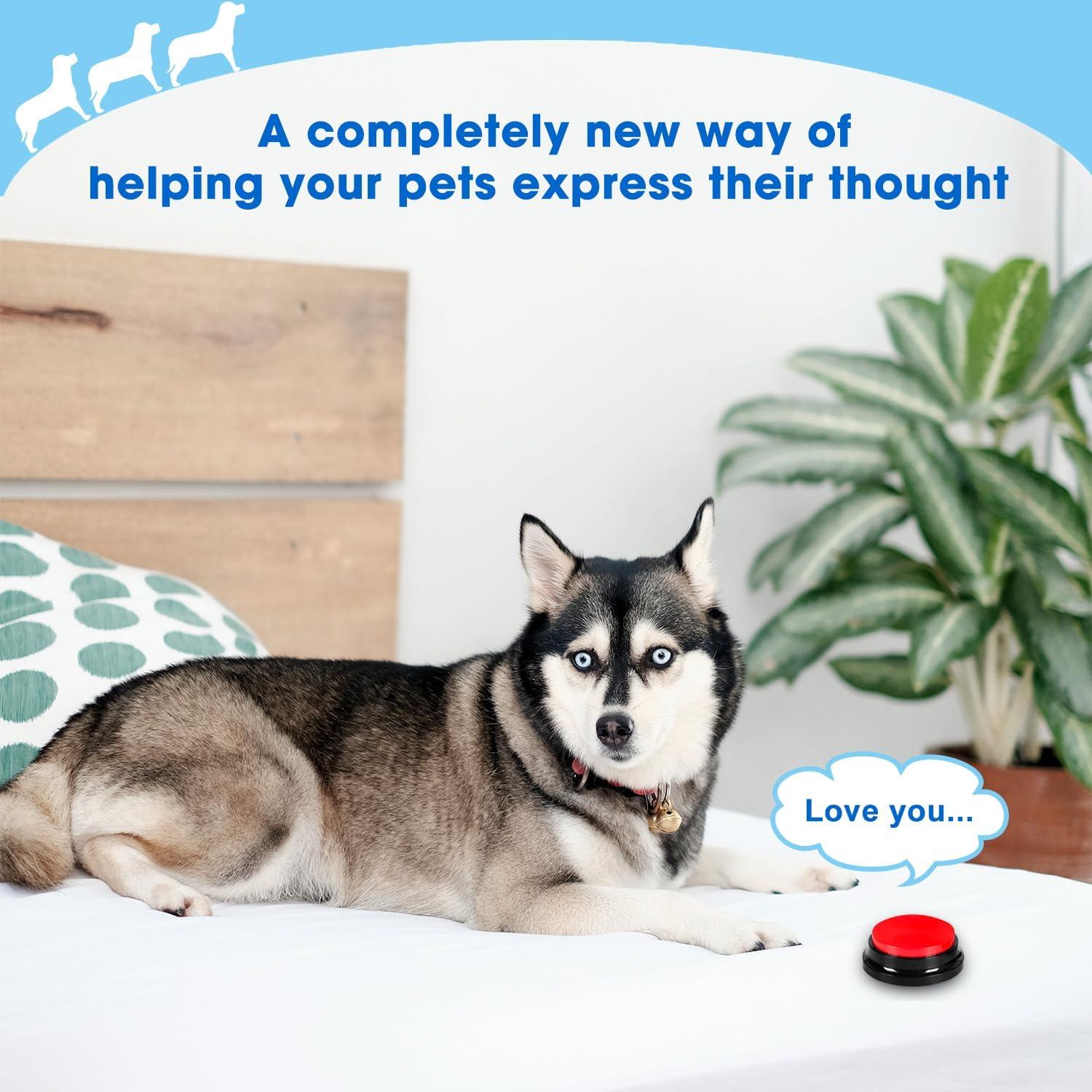 Botón de Grabación de Voz BoArt 30s para Entrenamiento de Mascotas