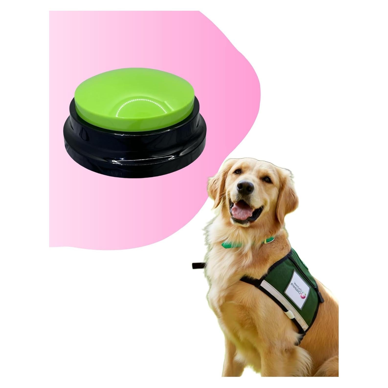 Botón de Comunicación para Perros ZUMEHU Verde 30 Segundos