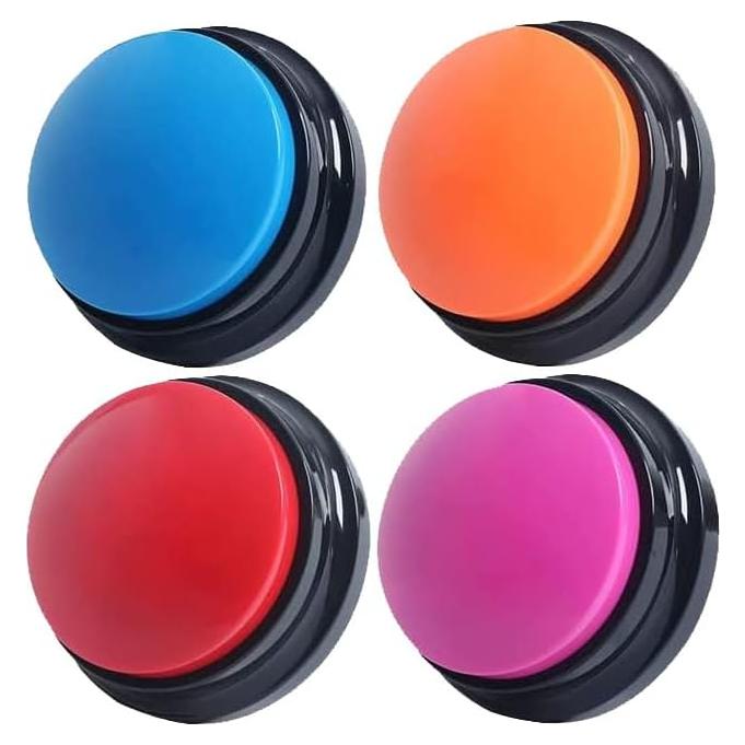 Botón de Grabación de Voz PELTEFLU 30 Segundos 4 Colores