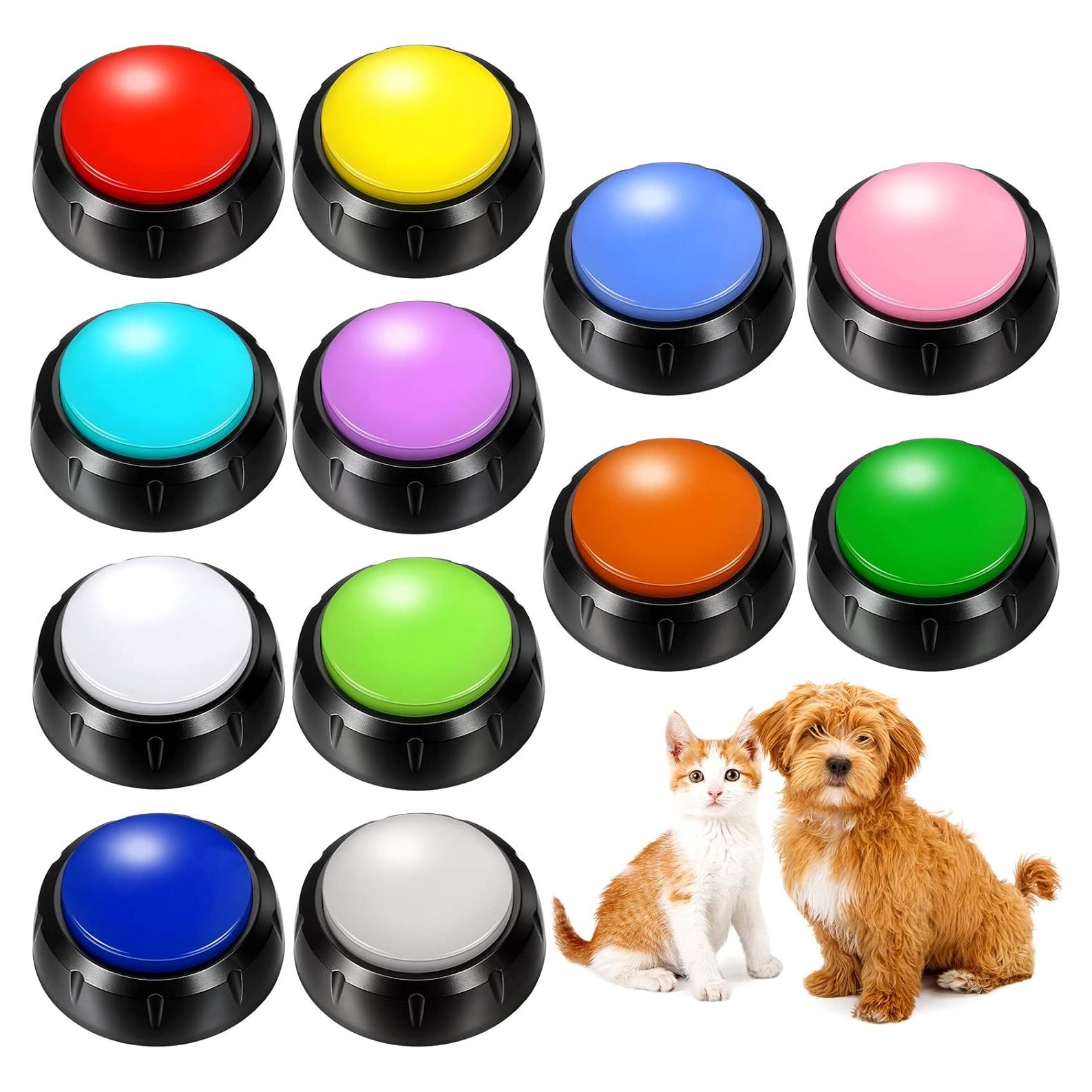 Botones de Grabación de Voz para Perros Yunsailing 12 Pcs 30s