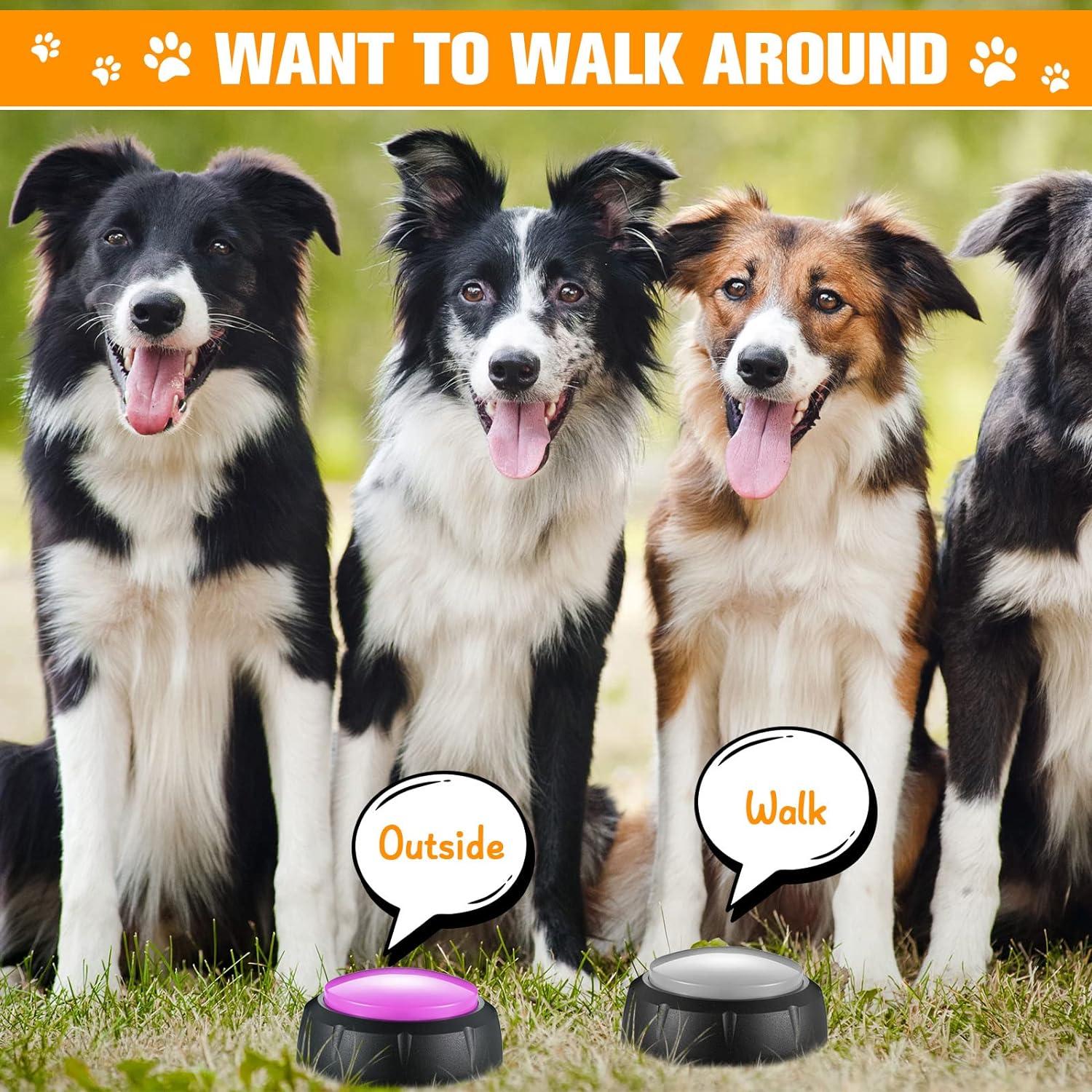 Botones de Grabación de Voz para Perros Yunsailing 12 Pcs 30s