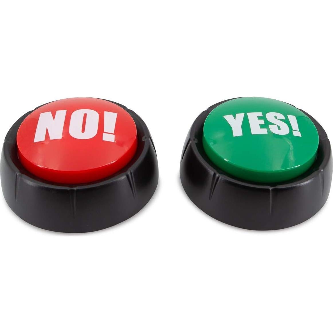Botones de Buzzer de Sí y No - Paquete de 2 con Sonidos Divertidos