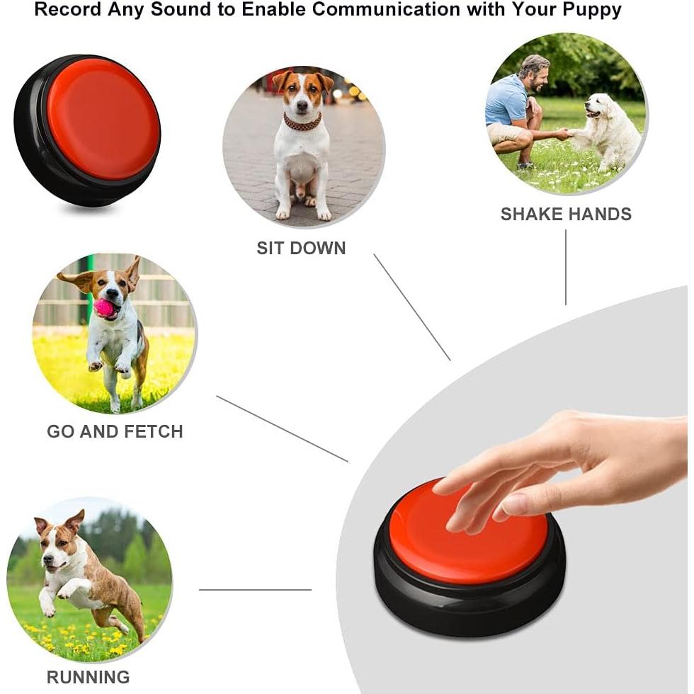 Botón de Sonido Grabable Netual M5 30 Segundos para Mascotas