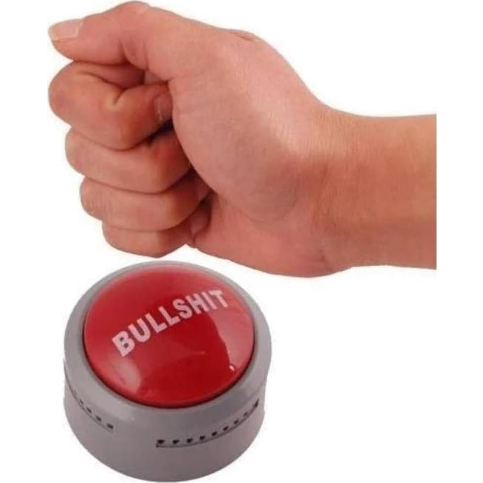 Botón de Tonterías Hilarante con Sonido y Luz - Regalo Divertido