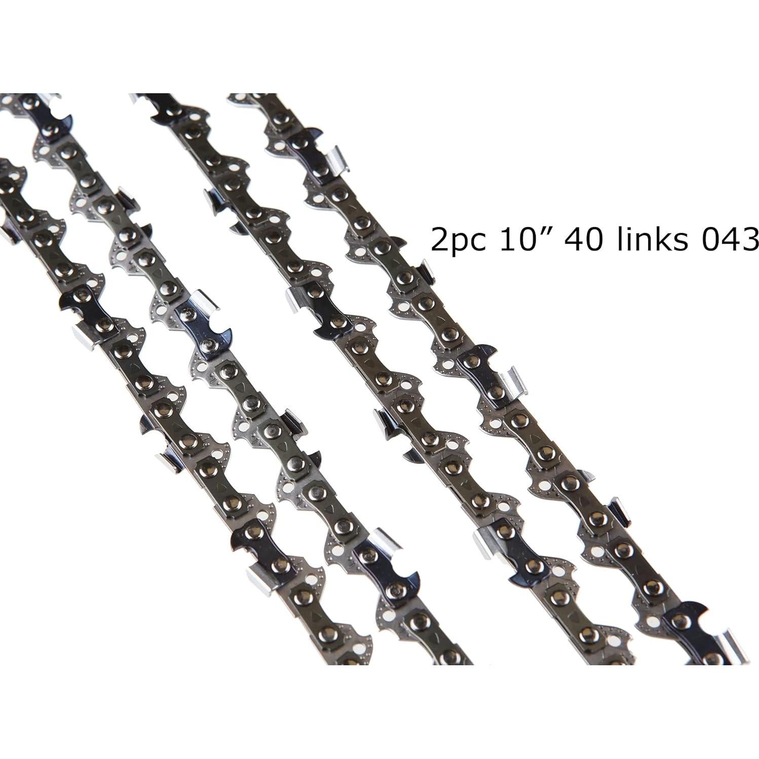 2PC Cadena de Motosierra Morocca 25.4 cm Compatible Black & Decker