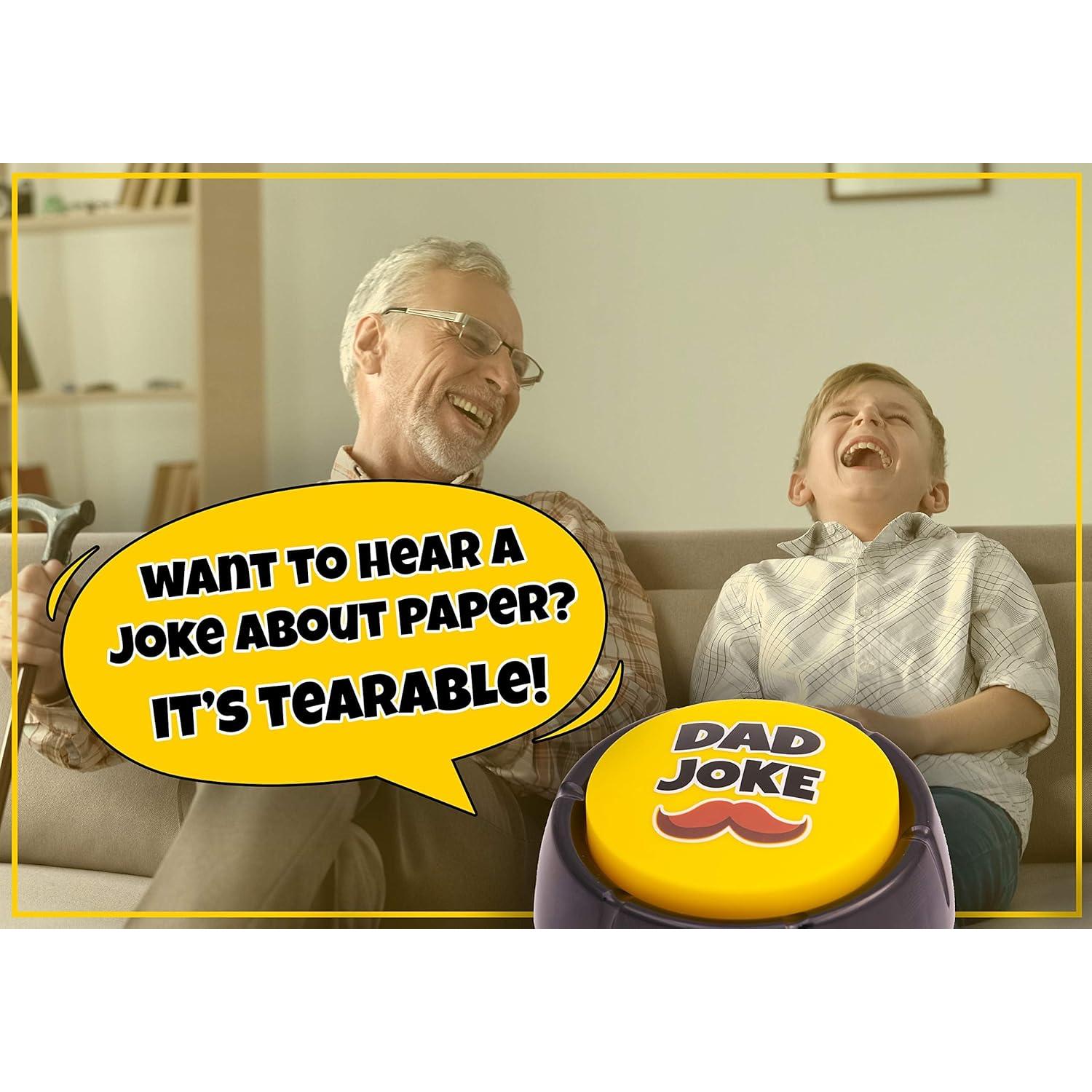 Botón de Chistes de Papá - Regalo Divertido con Baterías Incluidas