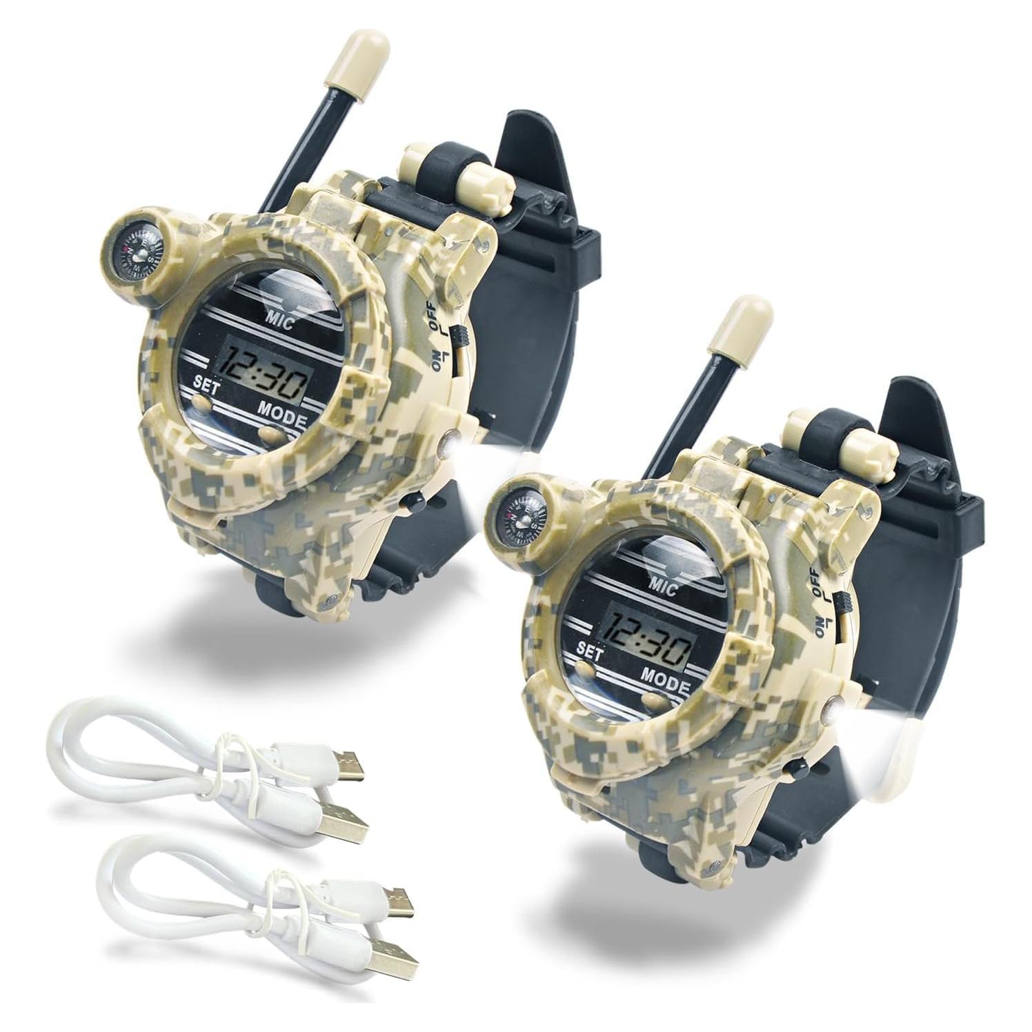 Walkie Talkie Reloj para Niños Lincolin Camo 7 en 1
