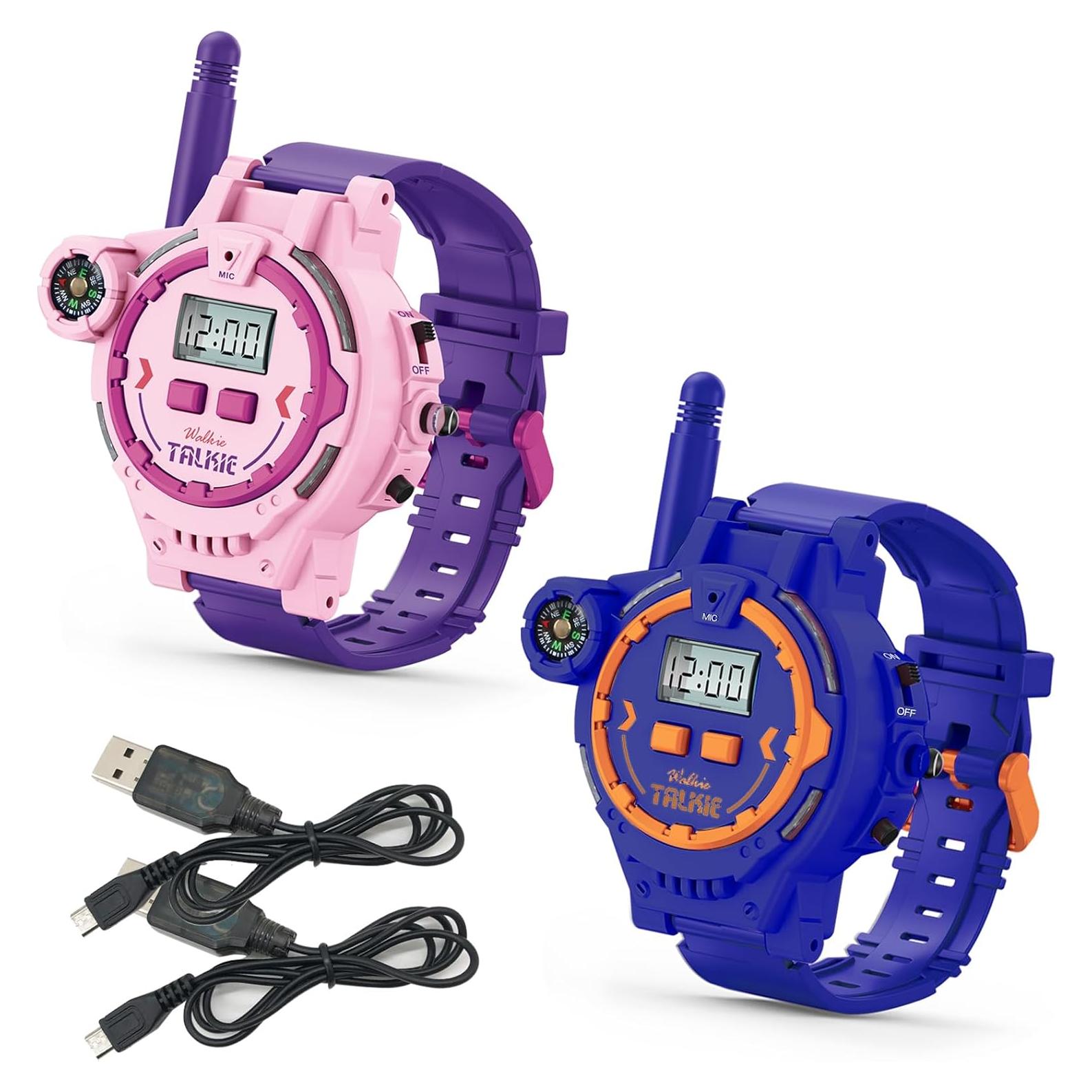 Walkie Talkie Recargable para Niños Gantan con Linterna 100m