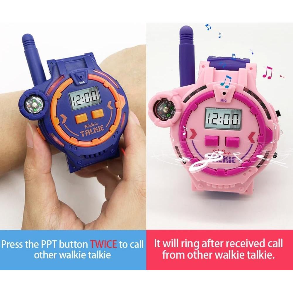 Walkie Talkie Recargable para Niños Gantan con Linterna 100m