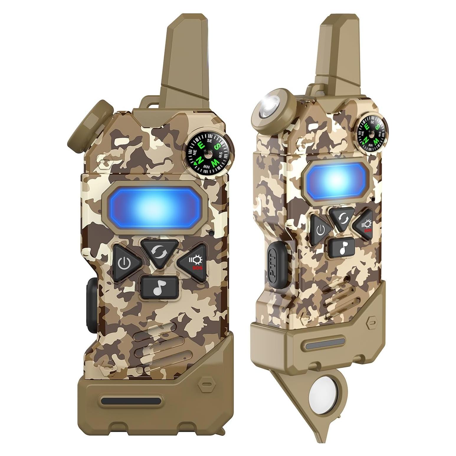 Walkie Talkies Gowtimly para Niños, 5 Canales, Alcance 4.83 km