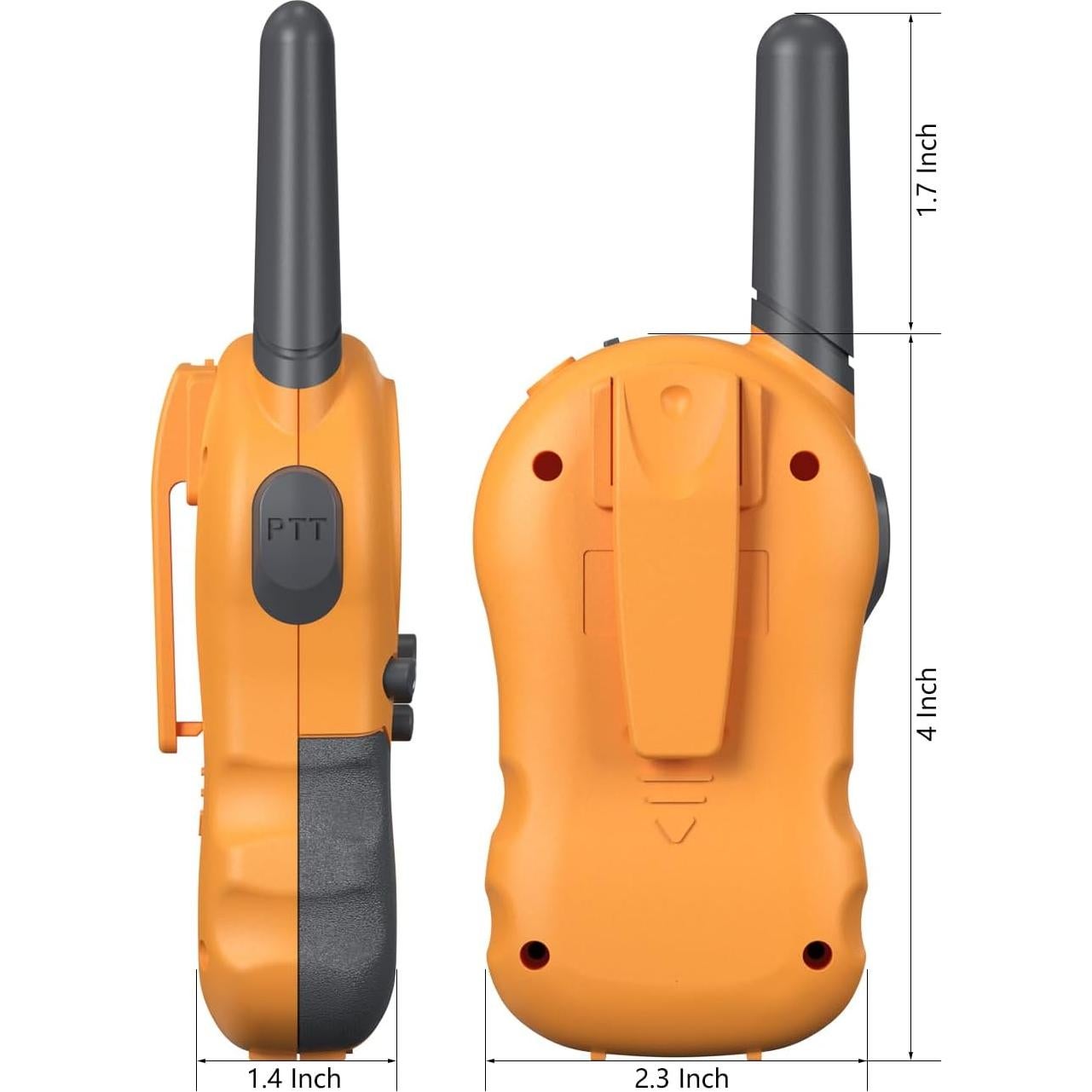 FOREDOM Rechargeable Walkie Talkies for Kids Walkie Talkies Long Range for Boy & Girl Age 3 to 12 Year Old Birthday Toys - 3 Pack