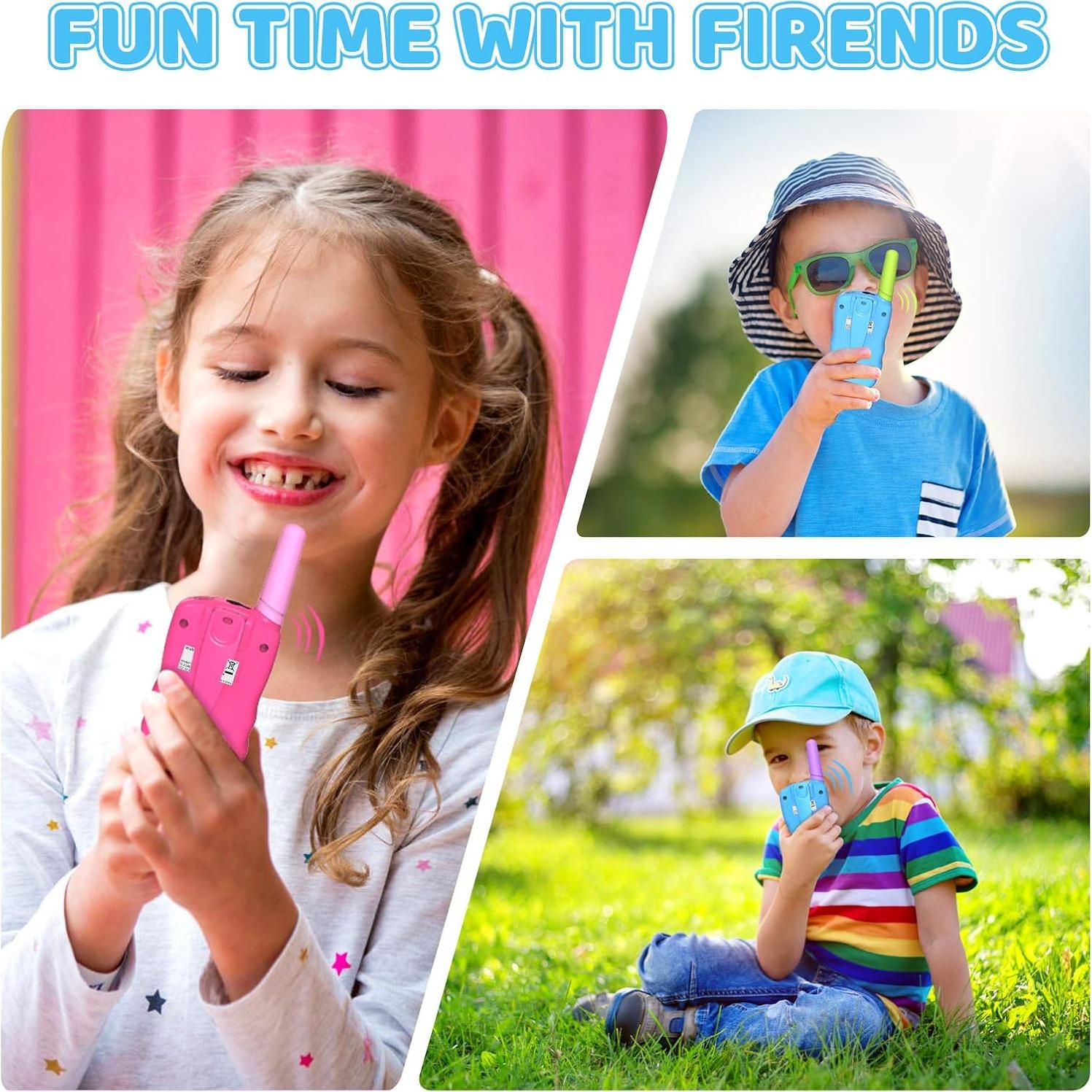 Walkie Talkies Selieve para Niños 3 Paquete Rango 3 KM