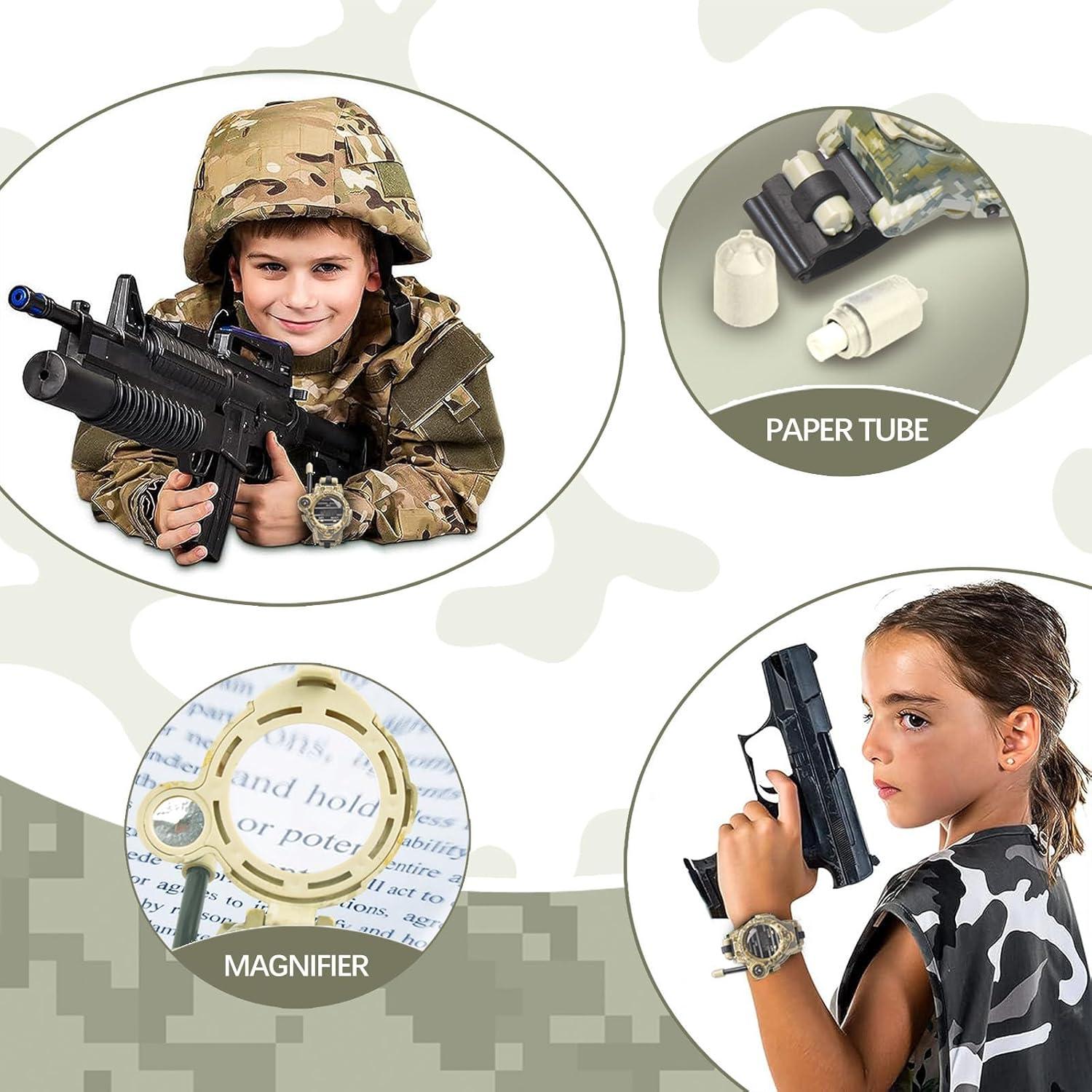 Walkie Talkie Recargable para Niños Gantan con Linterna 100m