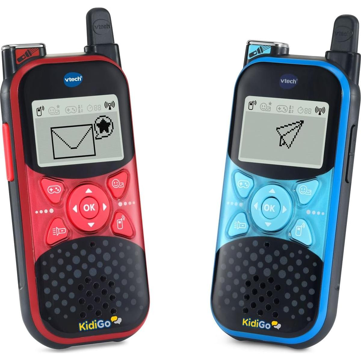 Walkie Talkies VTech KidiGo para Niños + Juegos Interactivos