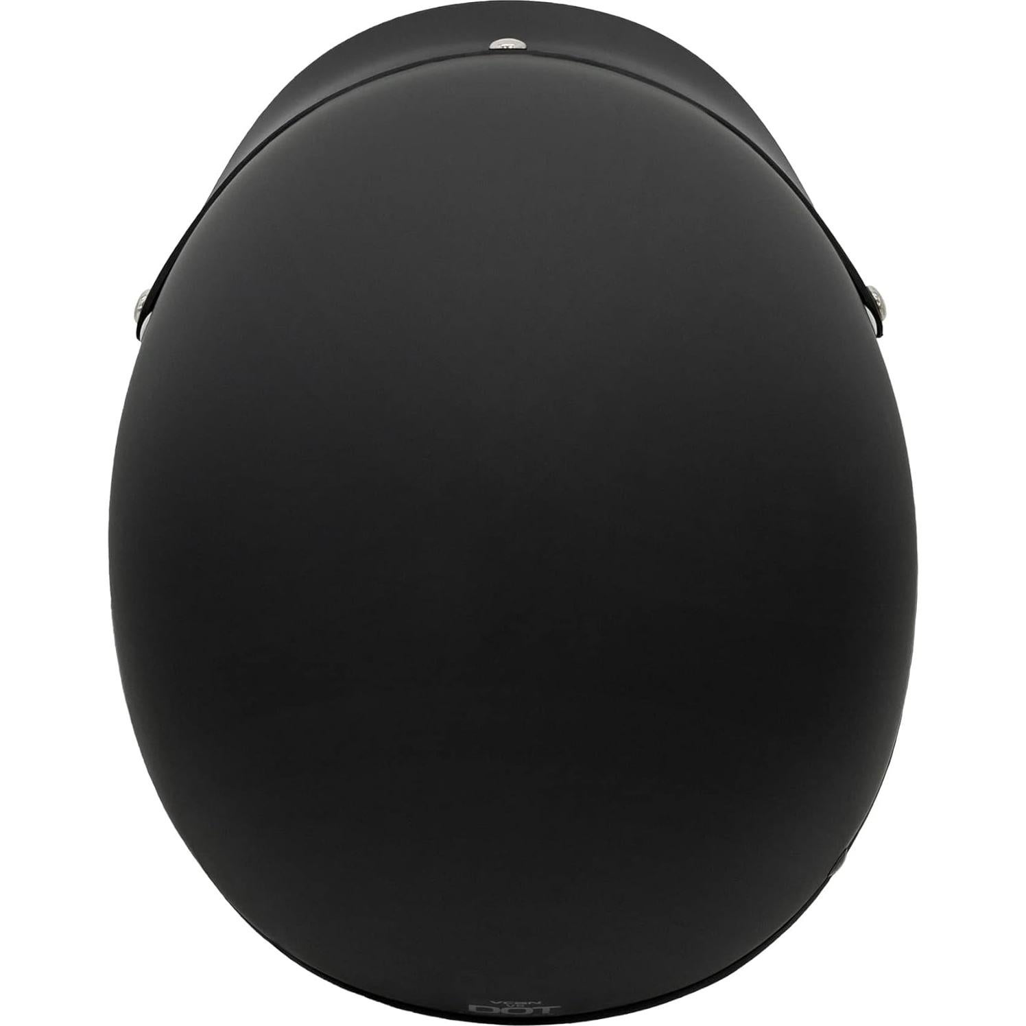 Casco de Motocicleta VCAN V515-22 Negro Mate Unisex