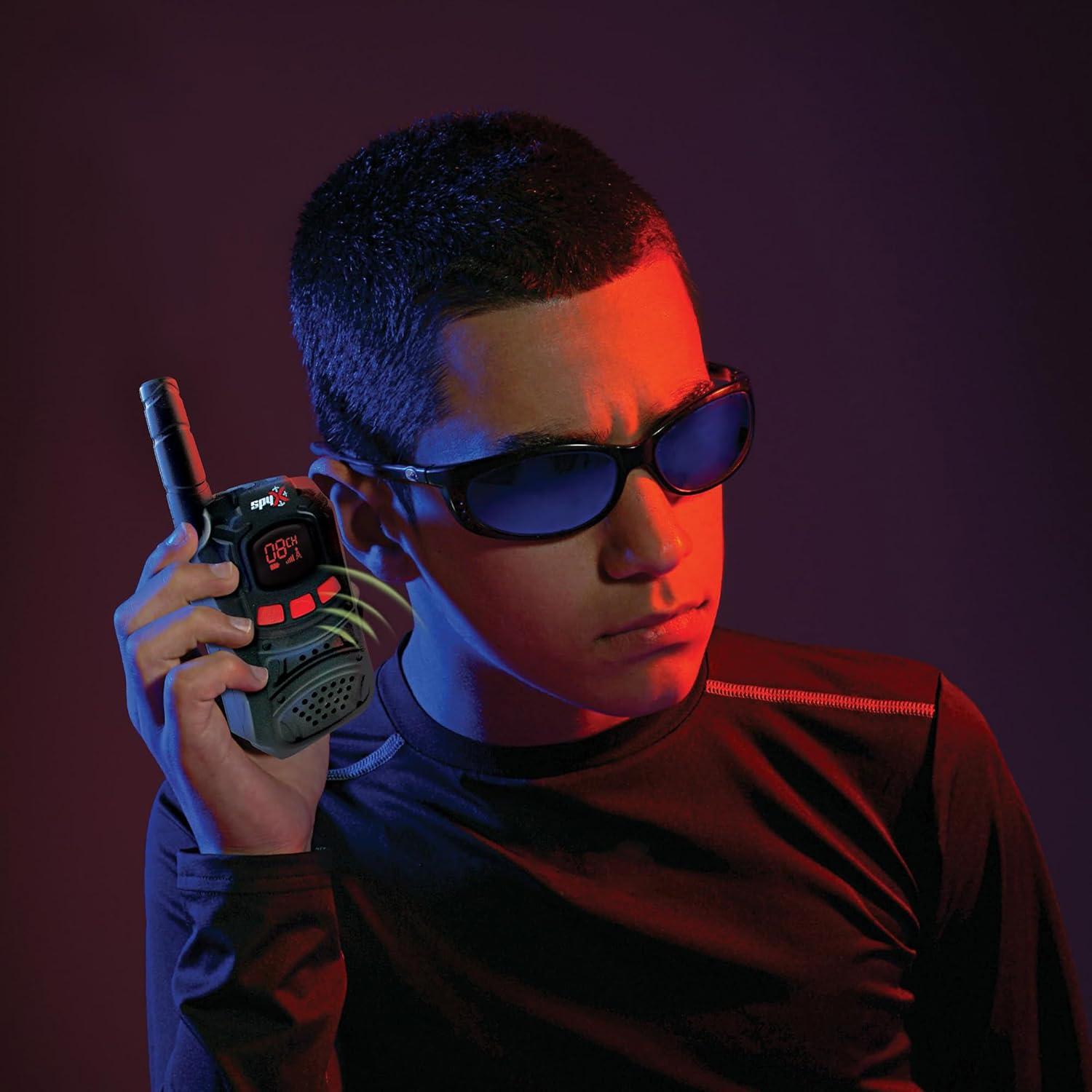 Walkie Talkies de Espía MukikiM - Para Niños, 122m Alcance