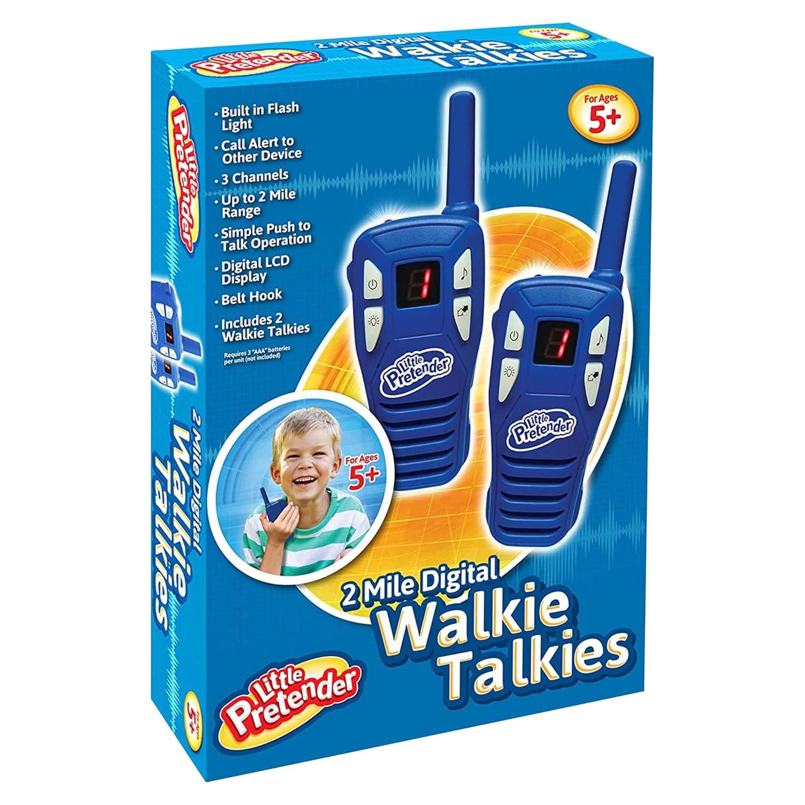 Paquete de 2 Walkie Talkies para Niños Little Pretender 3 Canales
