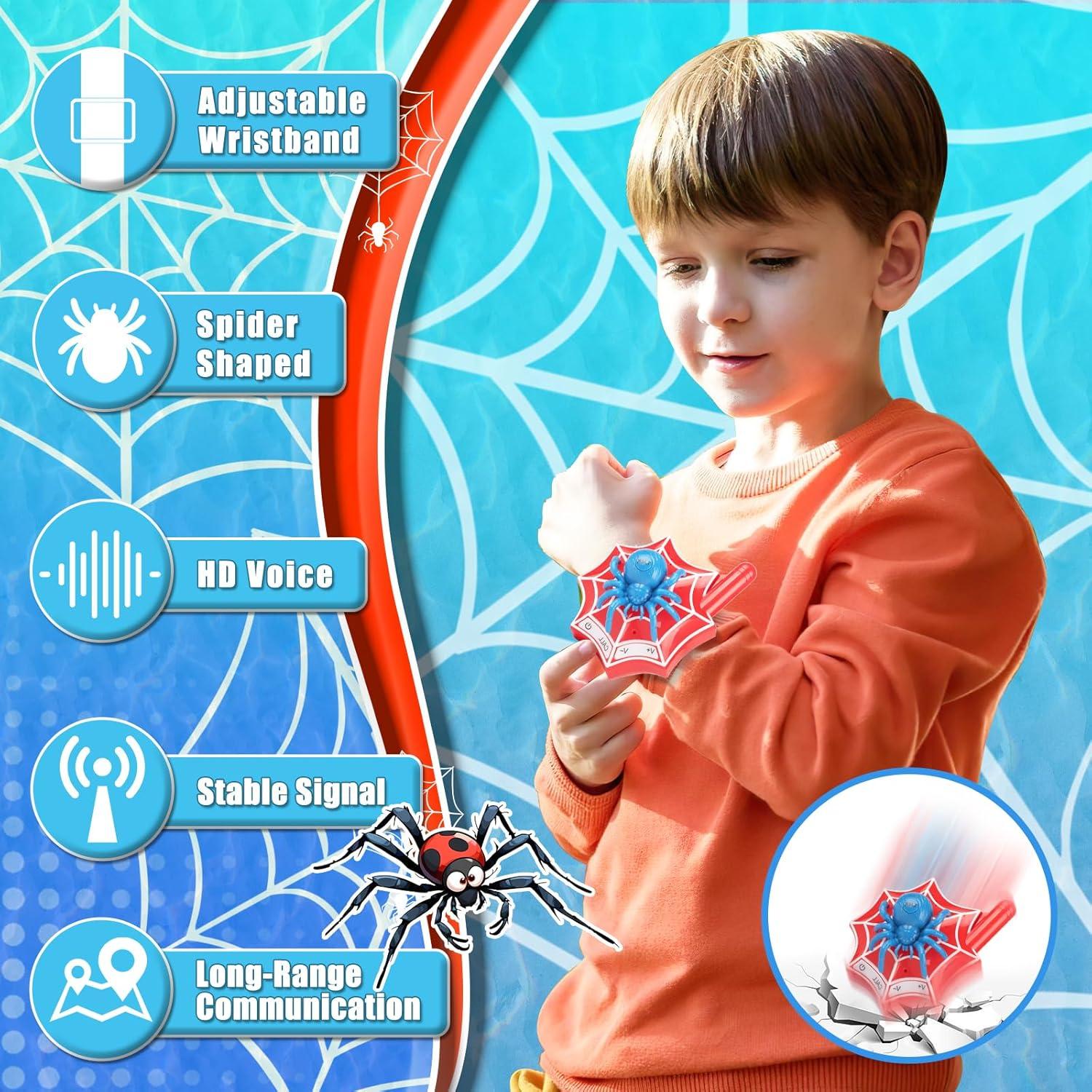 Walkie Talkies para Niños Qichuang MQ-21B Rango 914m Rojo