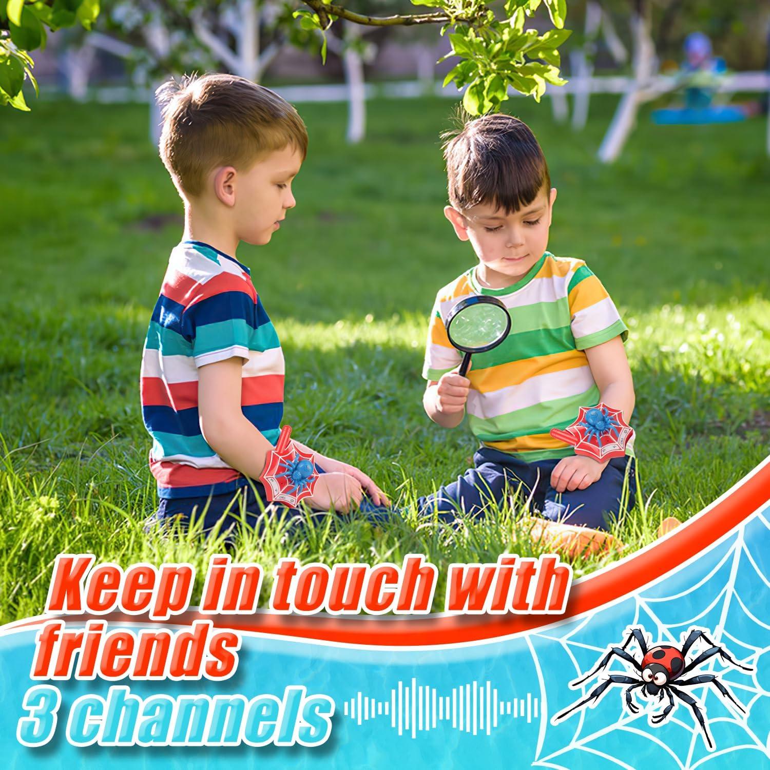 Walkie Talkies para Niños Qichuang MQ-21B Rango 914m Rojo