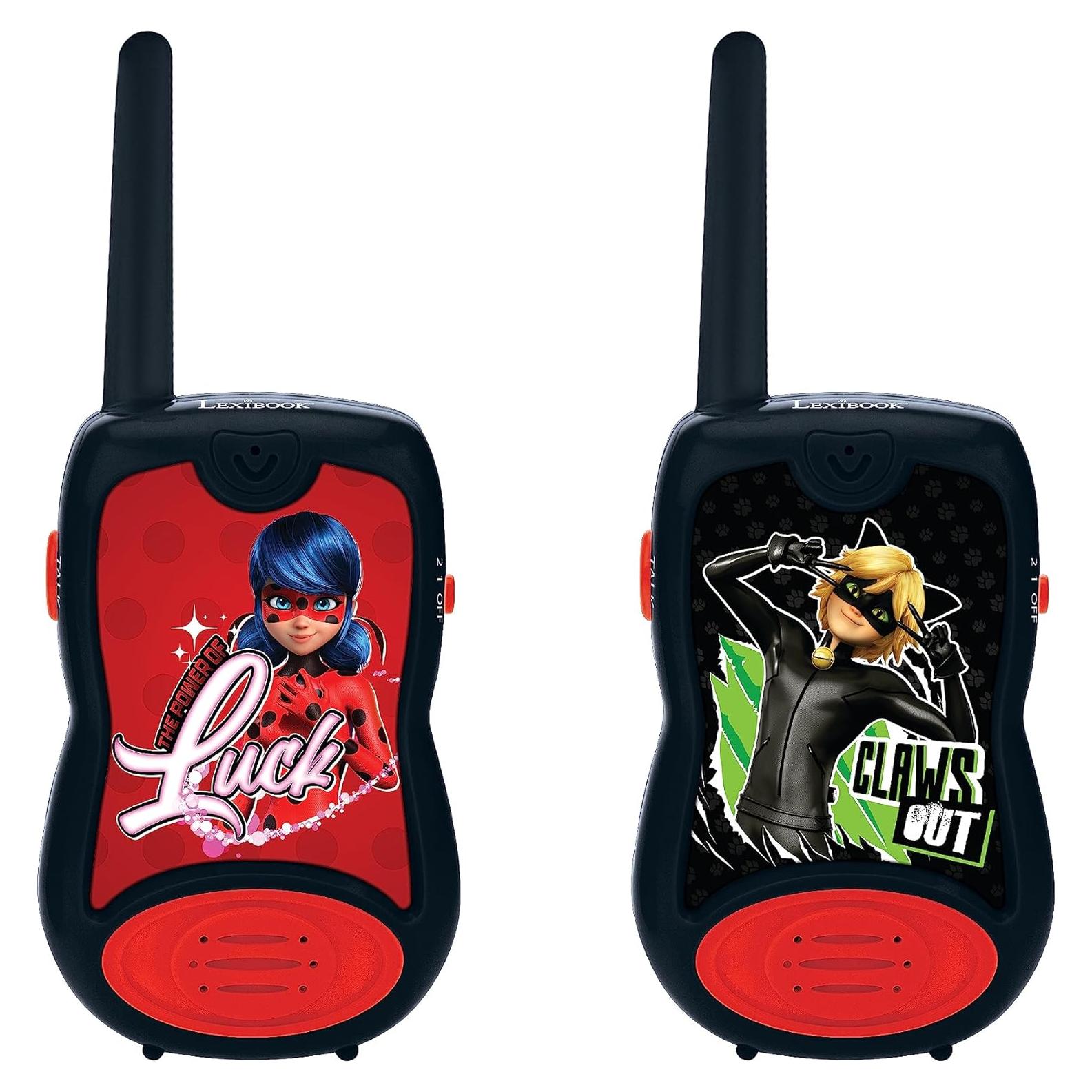 Walkie Talkies Lexibook Miraculous 200m 2 Canales Niños