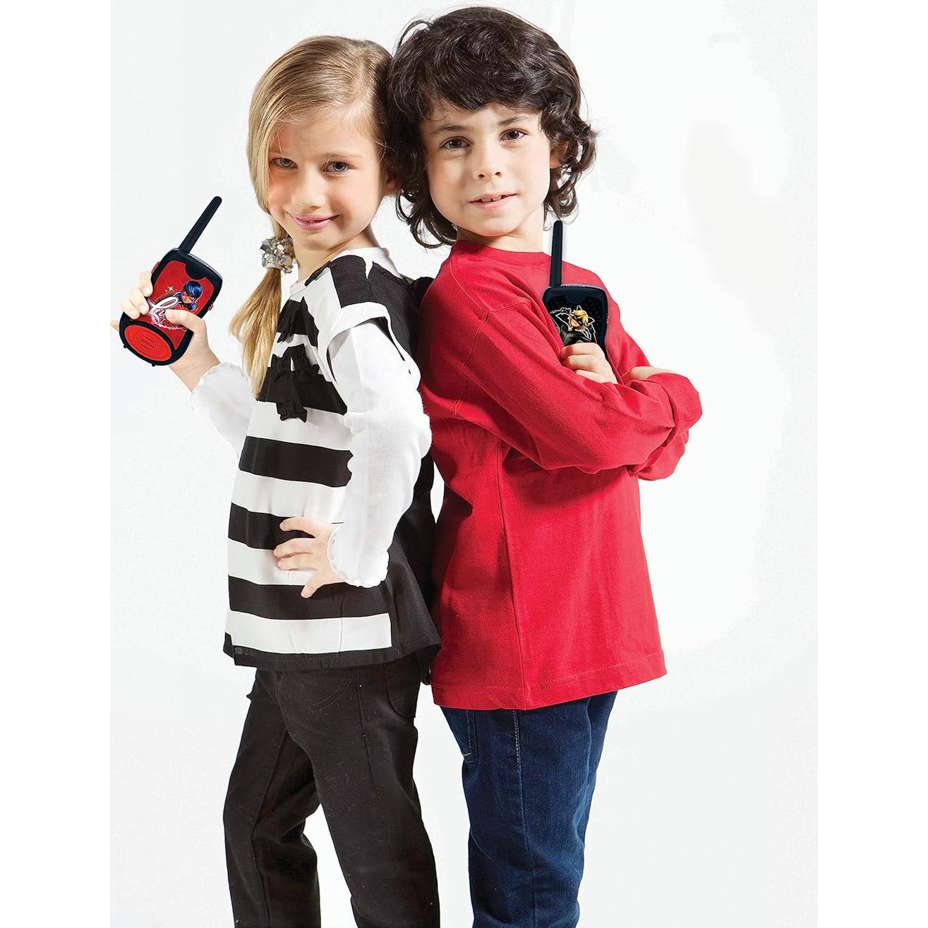 Walkie Talkies Lexibook Miraculous 200m 2 Canales Niños