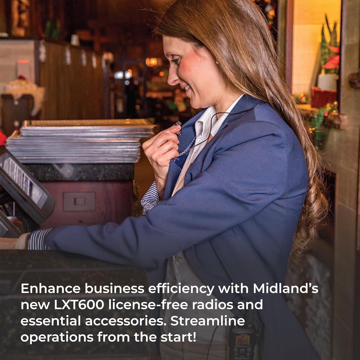 Walkie Talkies Midland LXT600BBX6 - 6 Radios Bidireccionales