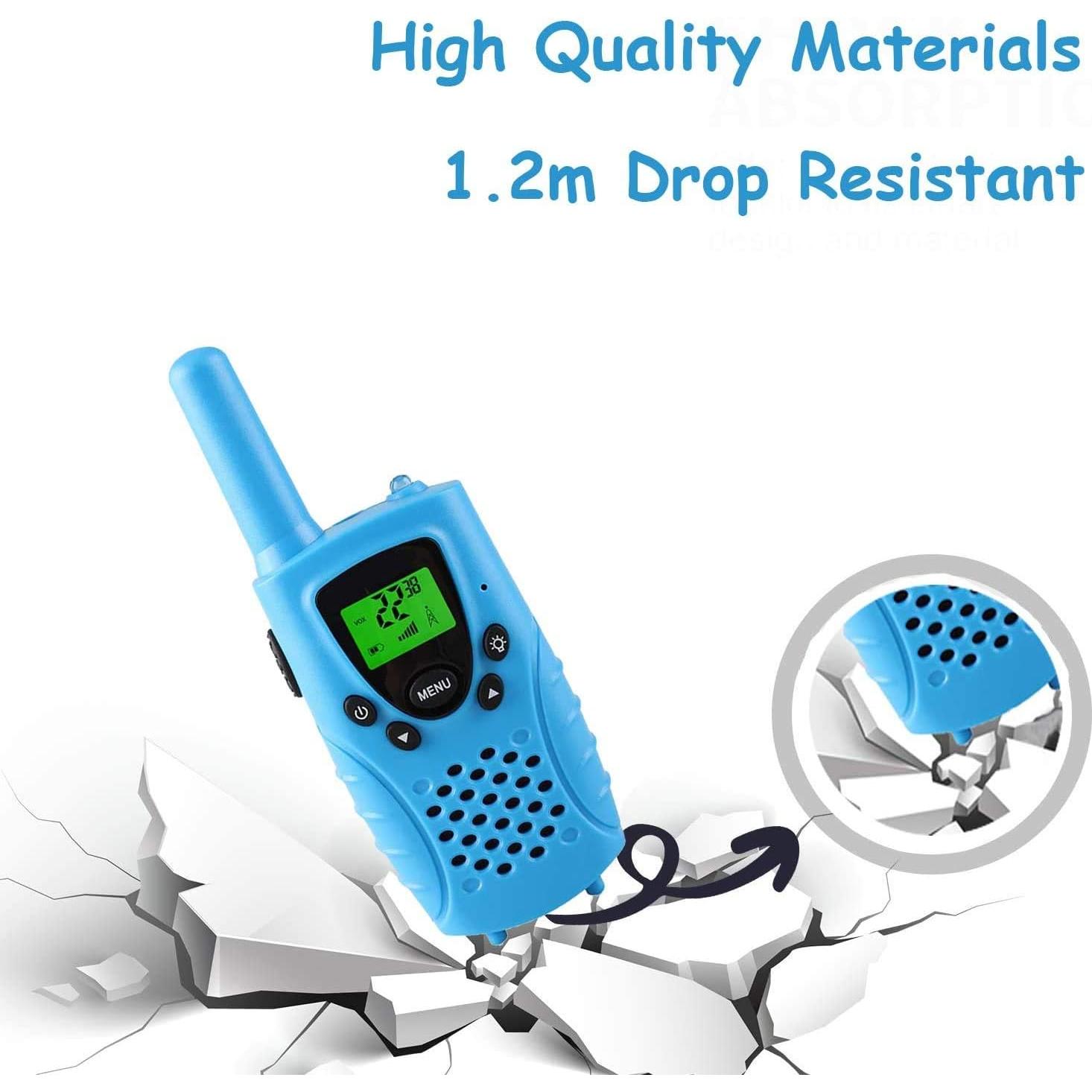 Walkie Talkies para Niños inYYTer 3 Pack Amarillo 6.44km