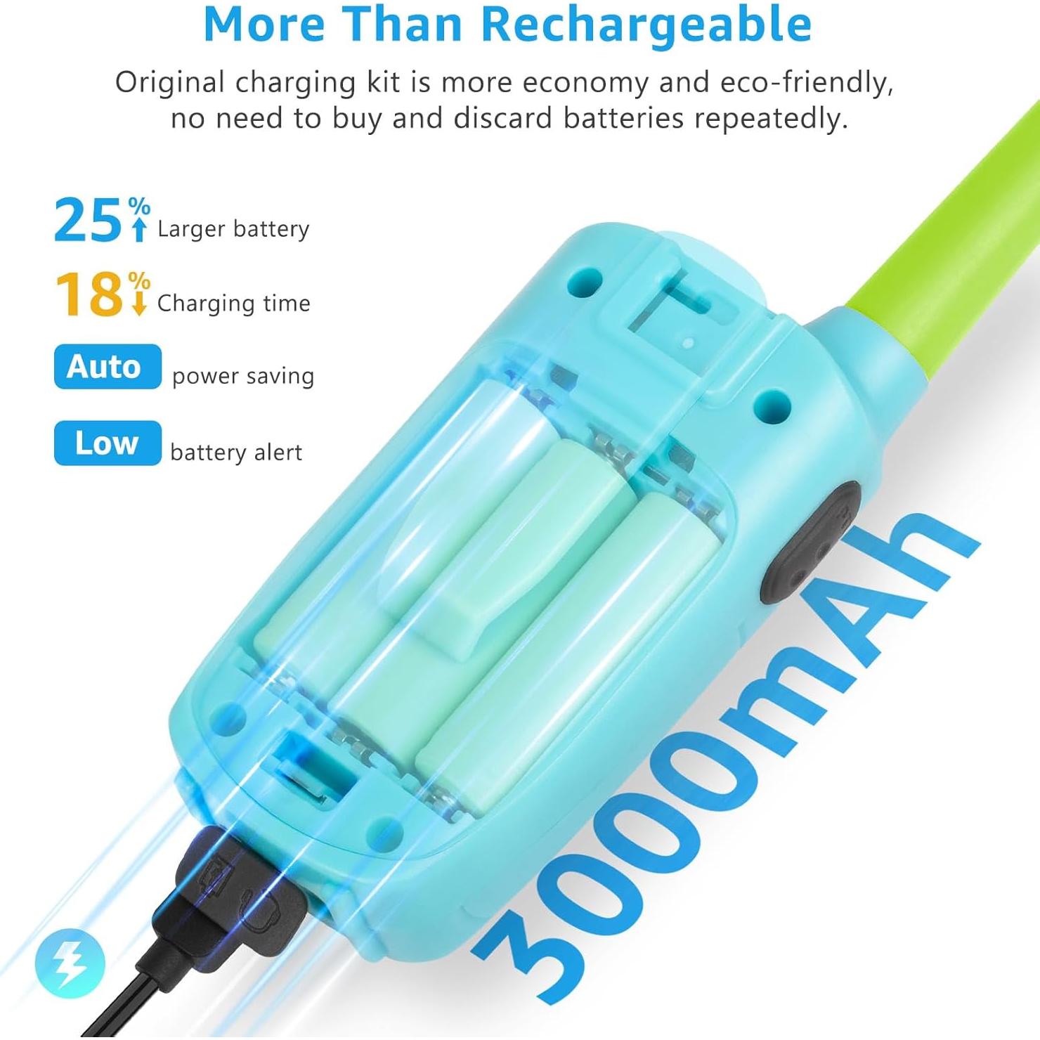 Walkie Talkies Topsung M920 Recargables 4 Paquete 4 km