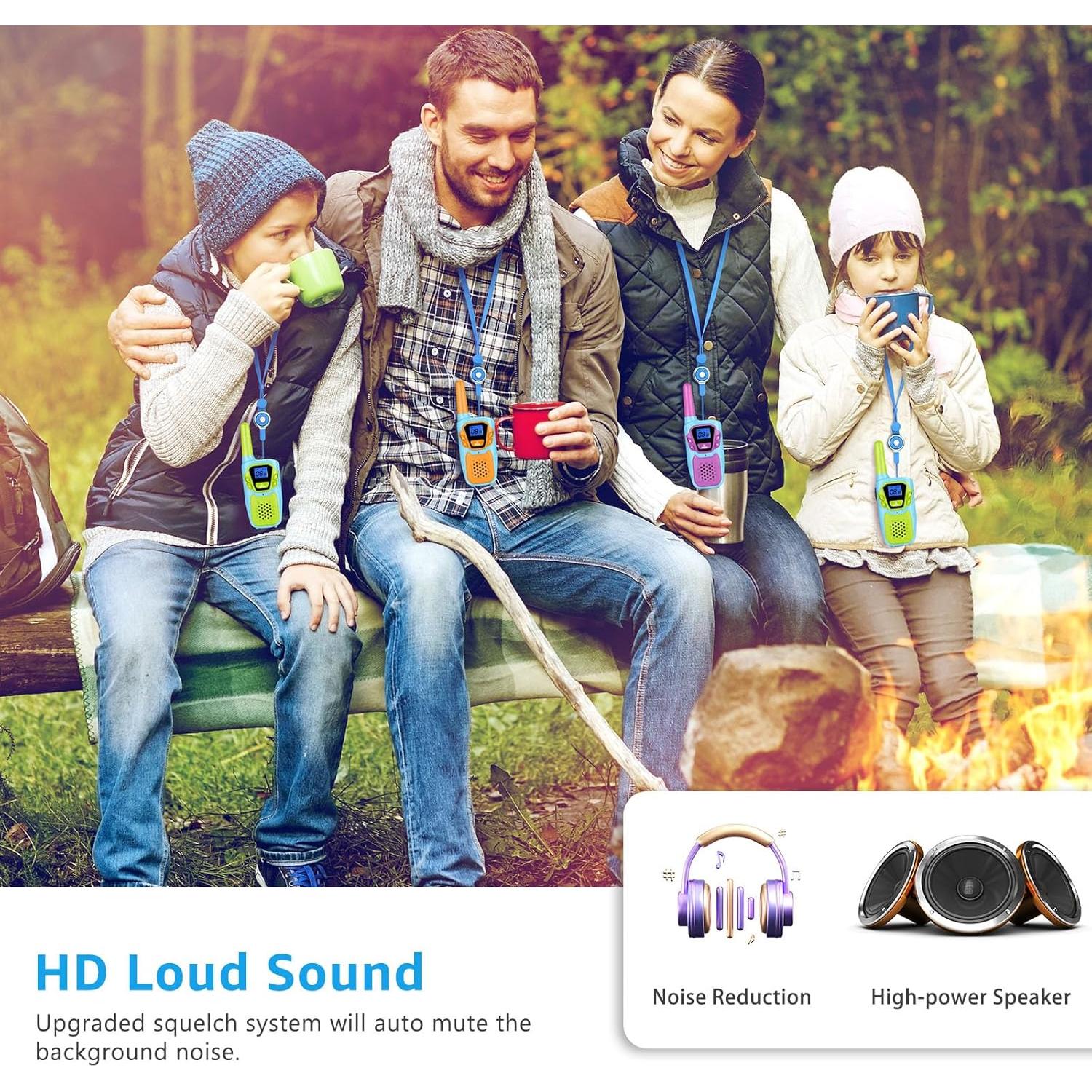 Walkie Talkies Topsung M920 Recargables 4 Paquete 4 km