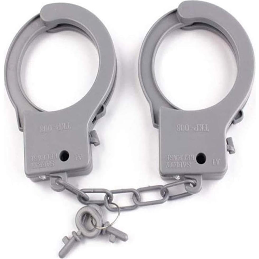 Conjunto de Disfraz de Policía BinaryABC con Walkie Talkie y Esposas