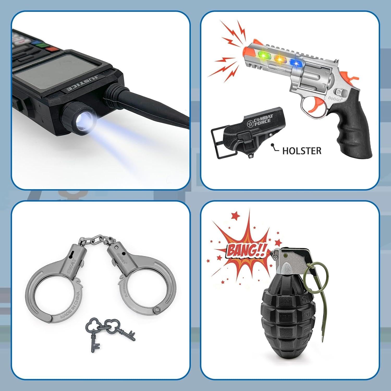 Disfraz de Policía para Niños SWAT - Incluye Chaleco y Accesorios