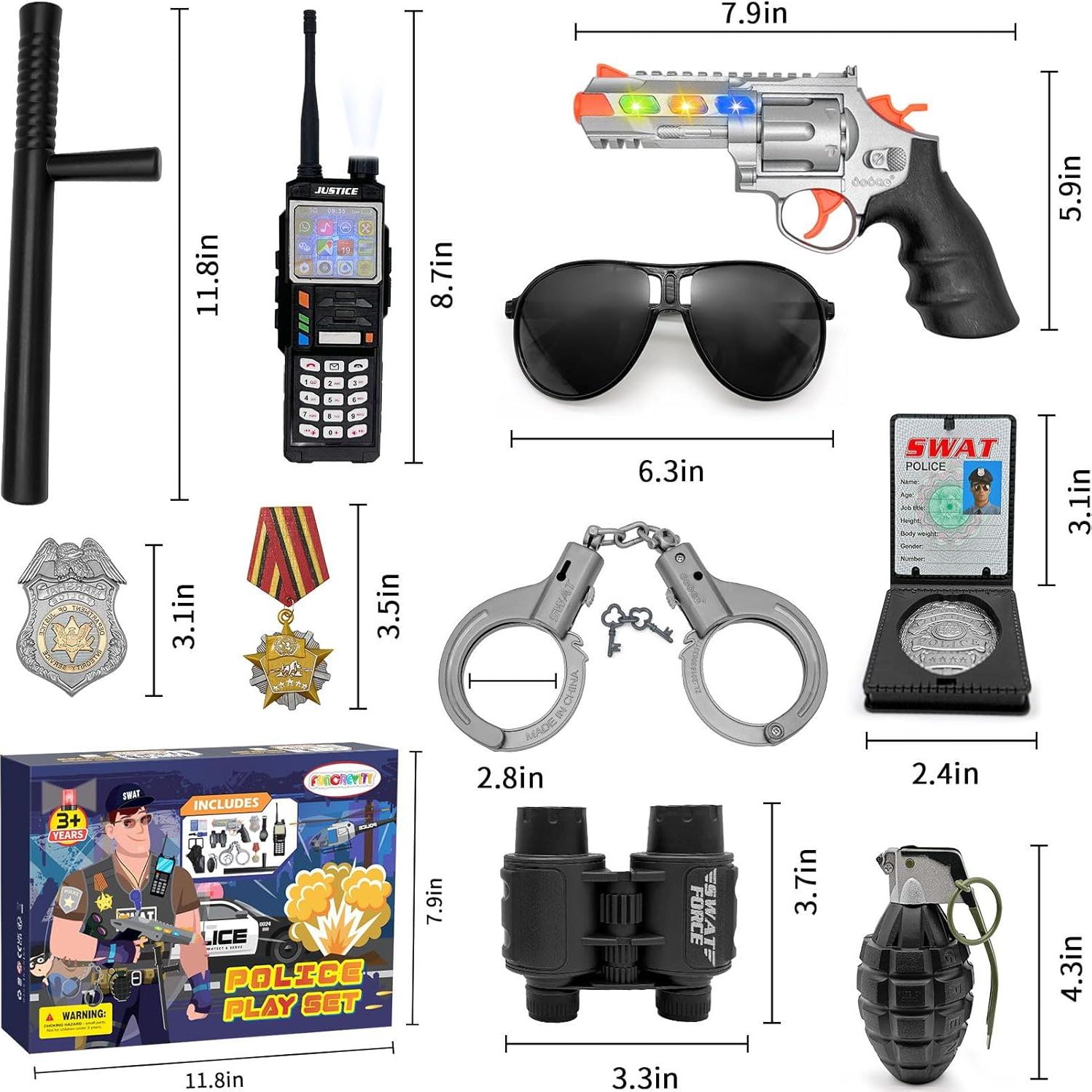 Disfraz de Policía para Niños SWAT - Incluye Chaleco y Accesorios