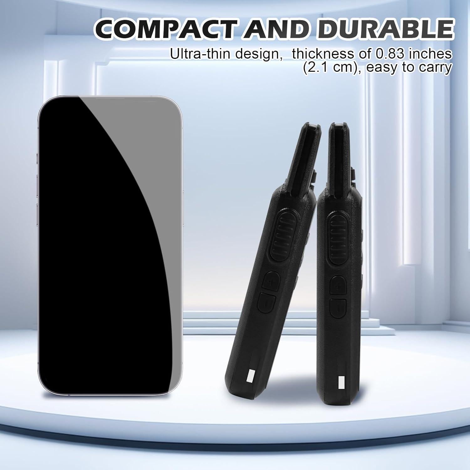 Walkie Talkies VOOPON Recargables 22 Canales 2 Paquete