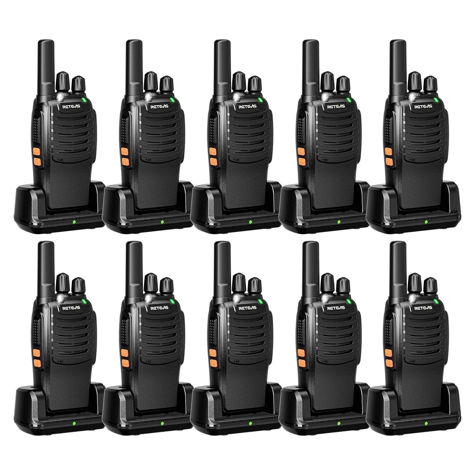 Walkie Talkies Retevis H-777 Recargables 10 Unidades