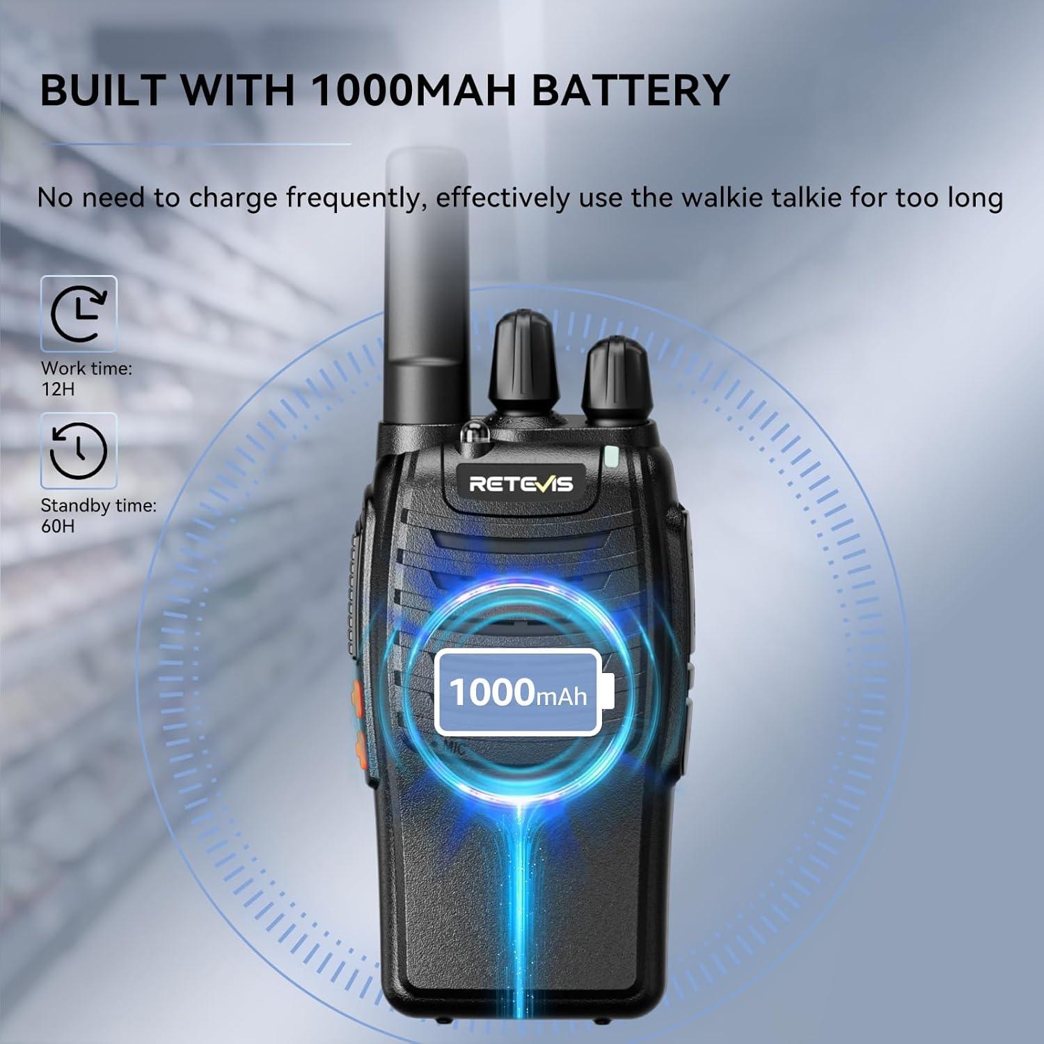 Walkie Talkies Retevis H-777 Recargables 10 Unidades