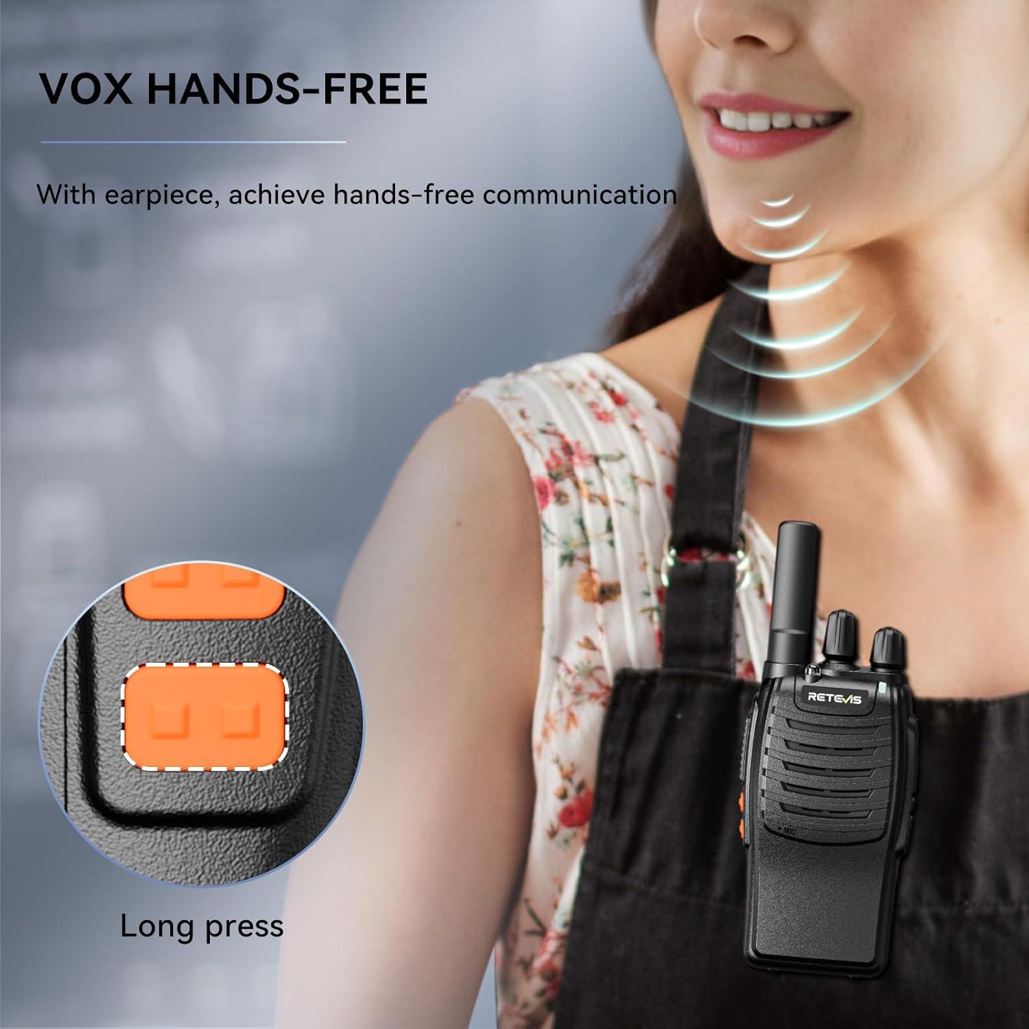 Walkie Talkies Retevis H-777 Recargables 10 Unidades