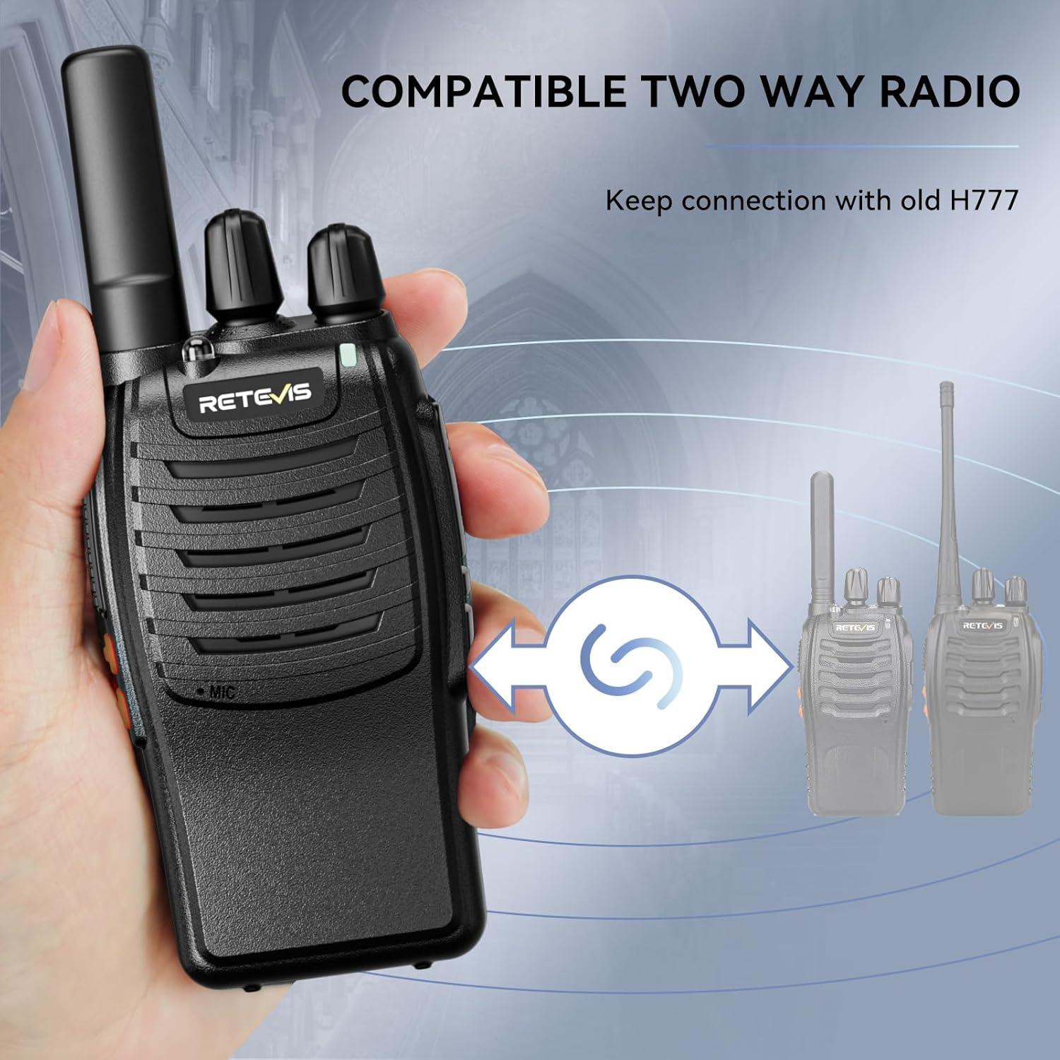 Walkie Talkies Retevis H-777 Recargables 10 Unidades