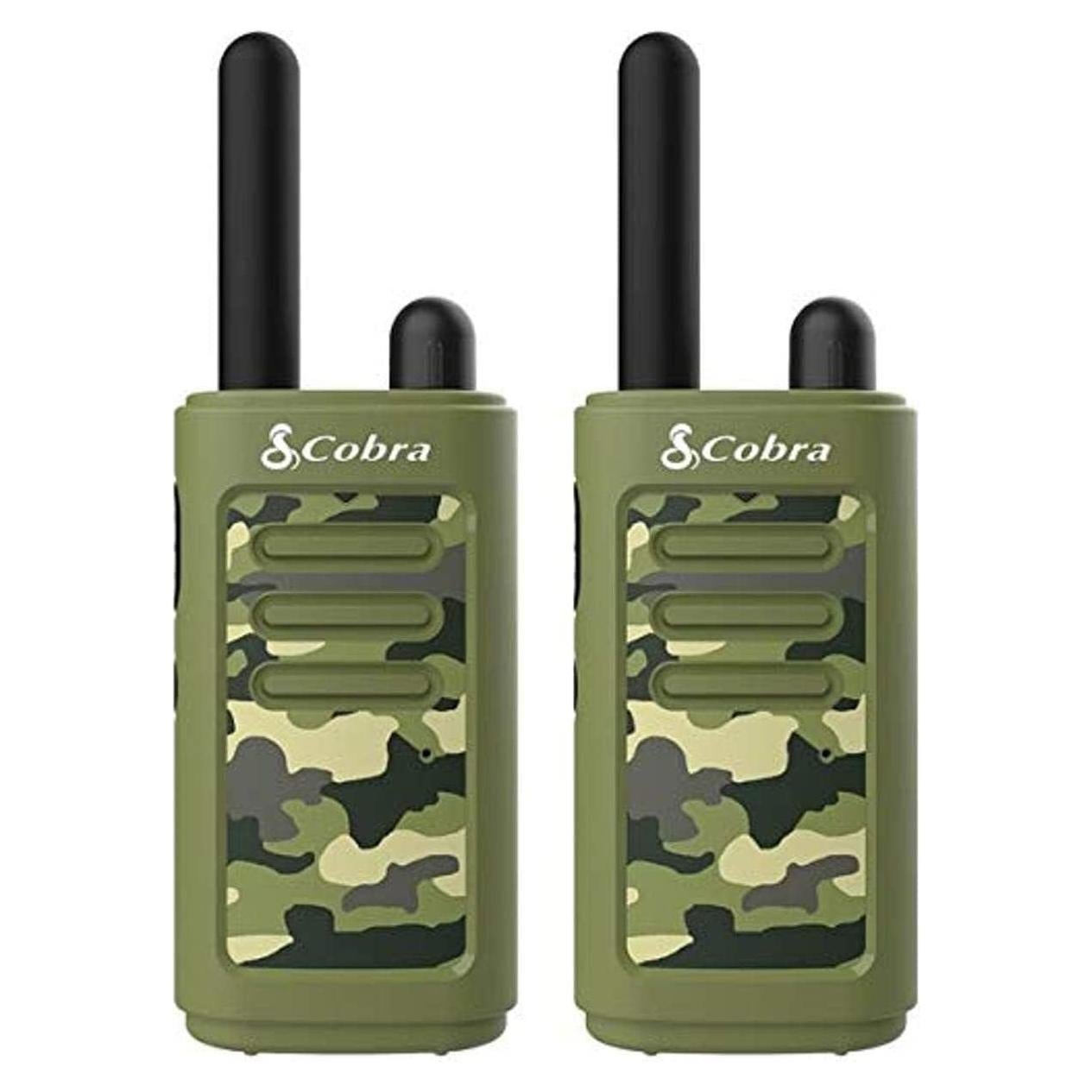 Walkie Talkies Cobra HE150 G para Niños - Alcance 25.75 km, Verde