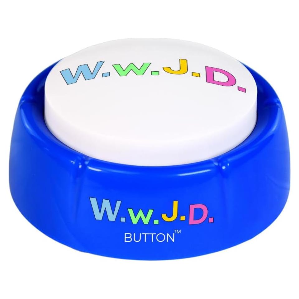 Botón Reproductor Frases Inspiradoras WWJD - Regalo Cristiano