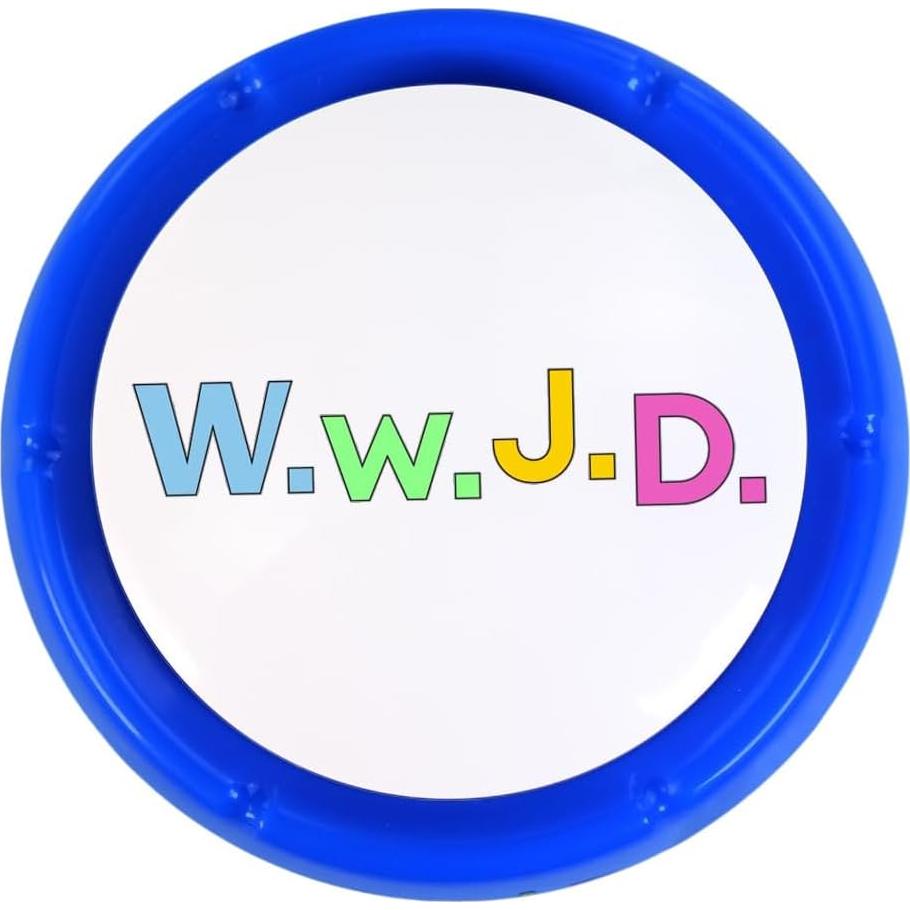 Botón Reproductor Frases Inspiradoras WWJD - Regalo Cristiano