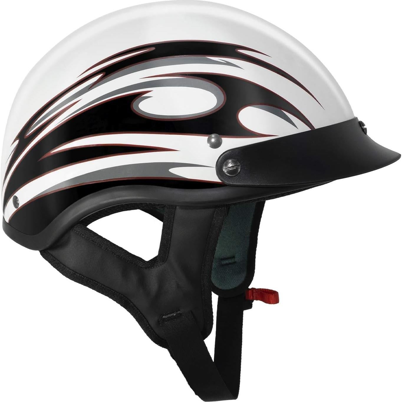 Casco VCAN V5 Cruiser Half Face Blanco Mate XL